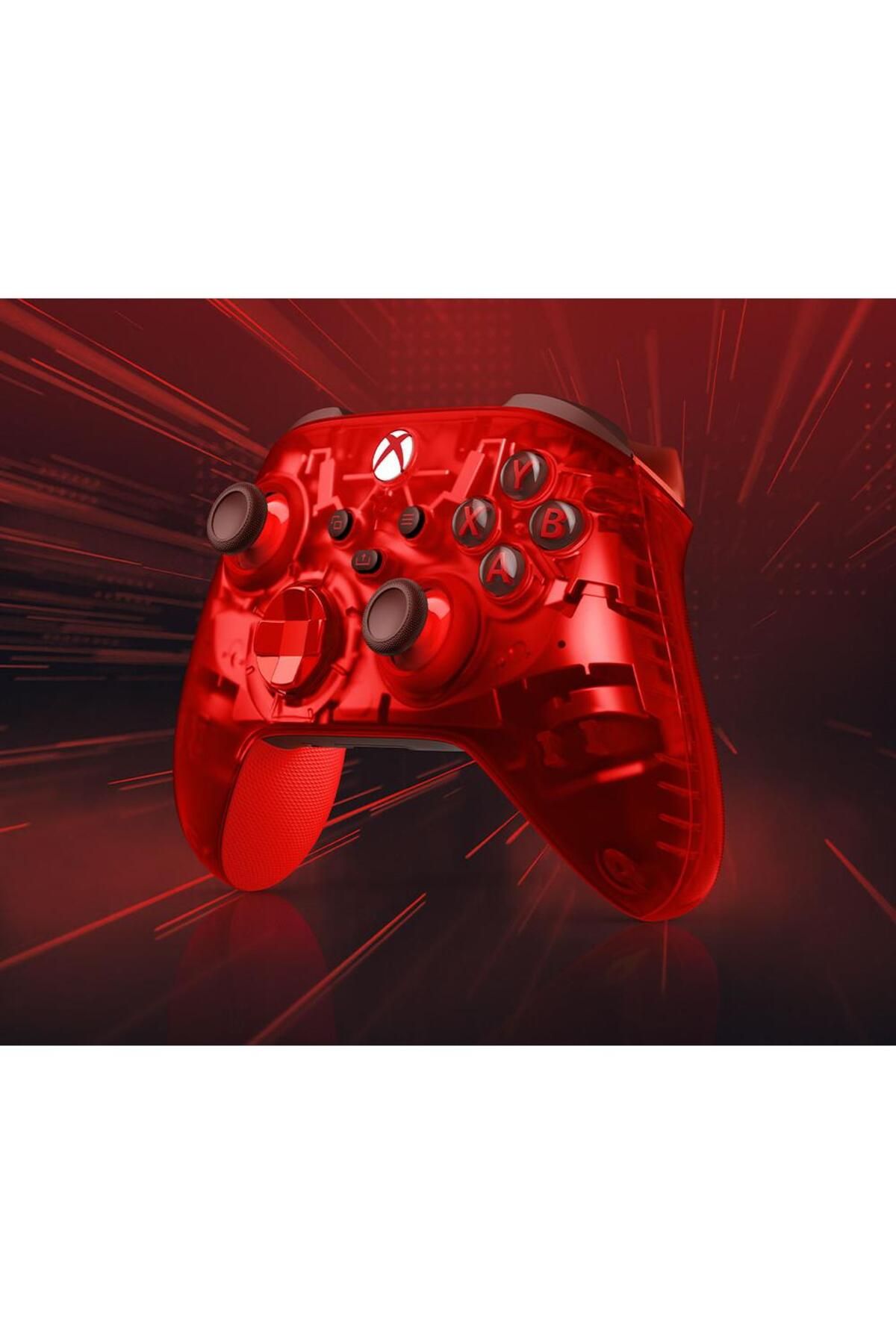 MICROSOFT-Controller Wireless Microsoft Xbox Series X/S, Pulse Cipher Special Edition (Rosu/Transparent) 5