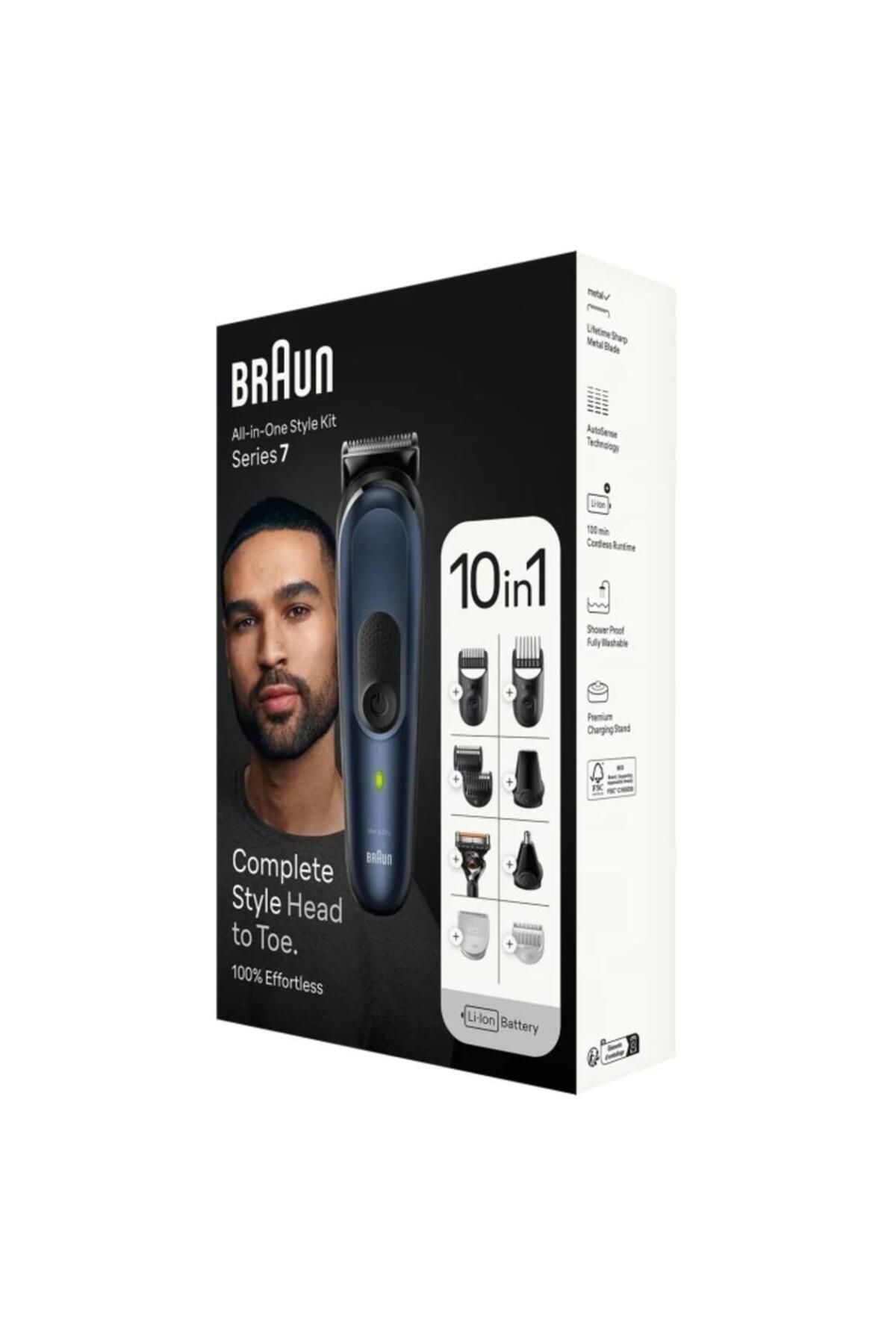 Braun-Braun 10-in-1 Style Kit MGK7421 shaver and trimmer, 100 minutes of autonomy, 13 length settings 5