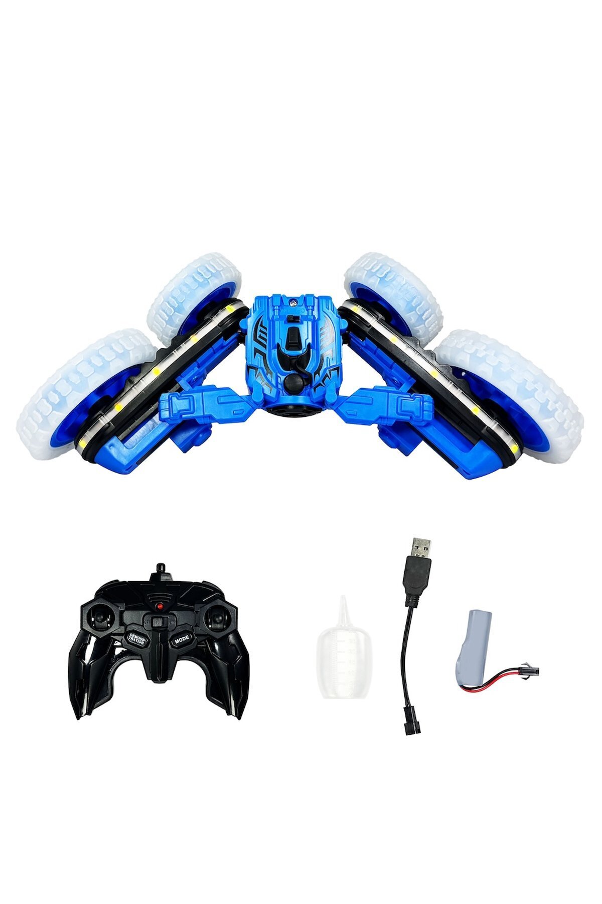 Genel Markalar Uzaktan Kumandalı Işıklı Buharlı Spin 360 Stunt Araba: Full Fonksiyon Akrobasi Keyfi!