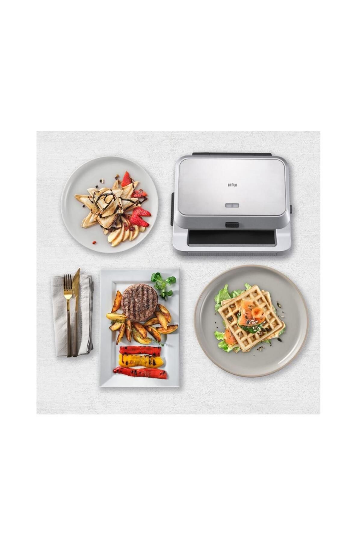 Braun-Sandwich maker BRAUN SnackMaker 5 SM5038, 800W, 3 sets of removable plates 10