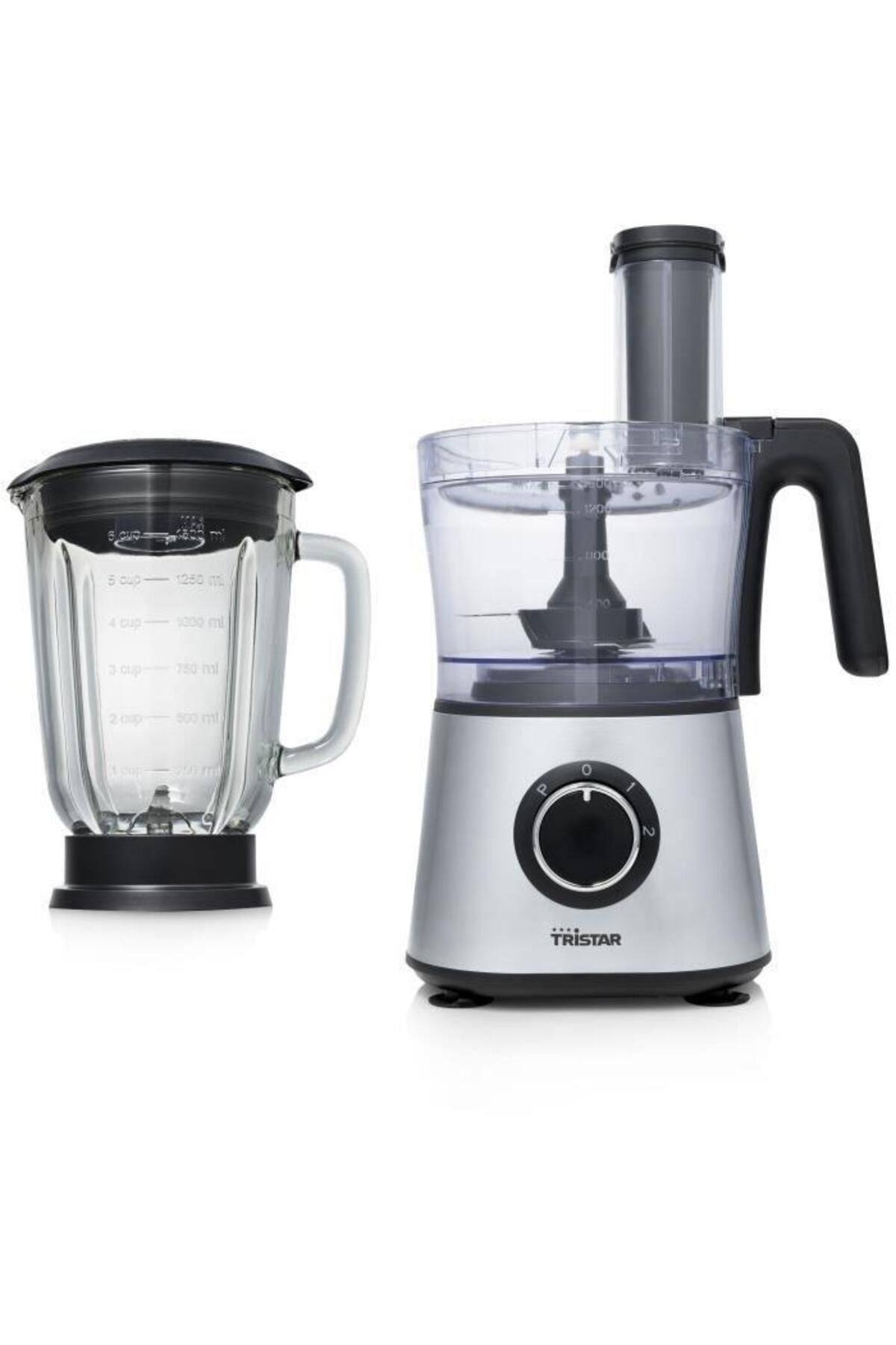 Tristar-Tristar MX- 4823 Food Processor, 600 W, 1.5 l Bowl, 1.5 l Blender, 2 Discs, Pulse Function 1