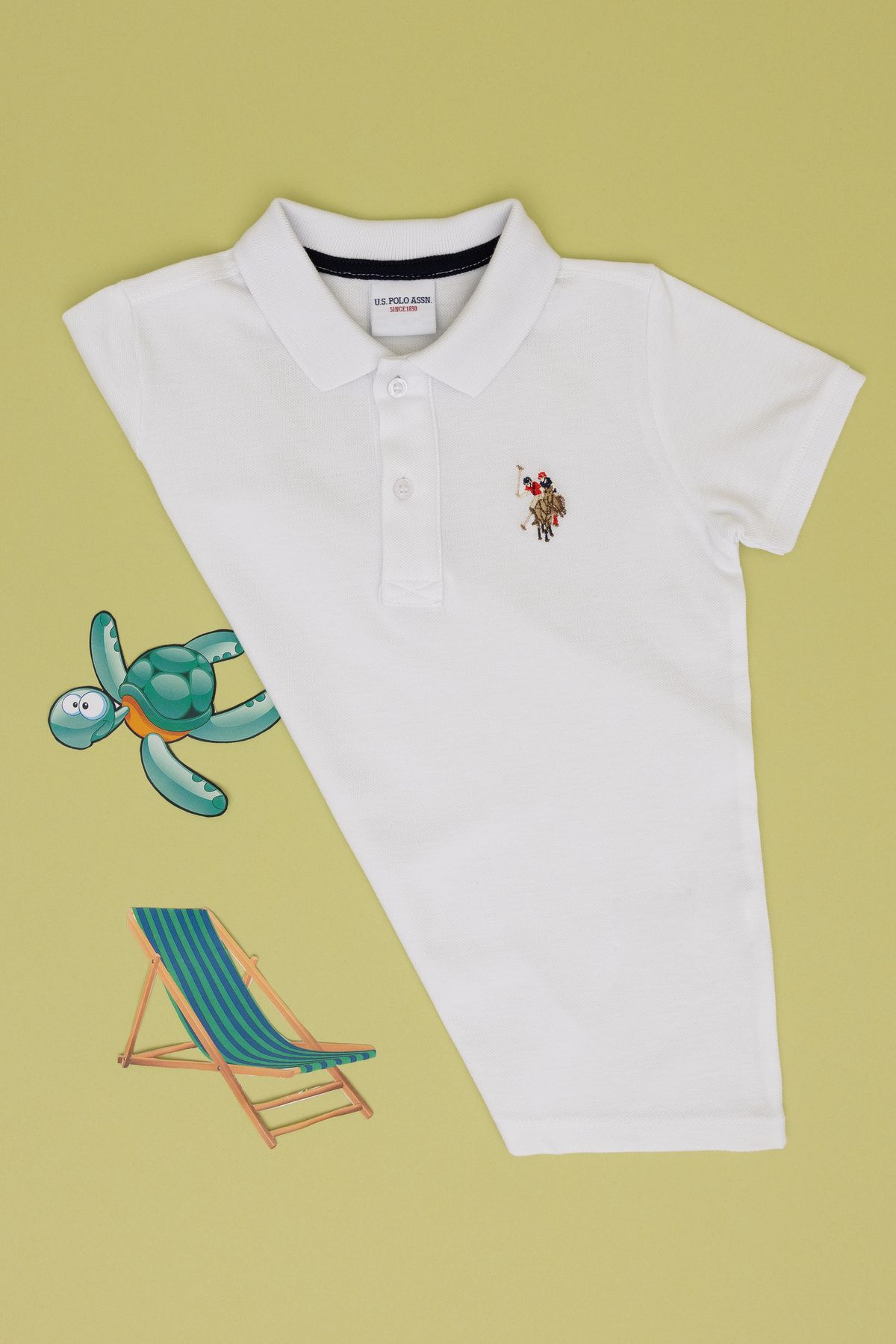 تی شرت پسرانه سفید پایه 50306484-VR013 U.S. Polo Assn.