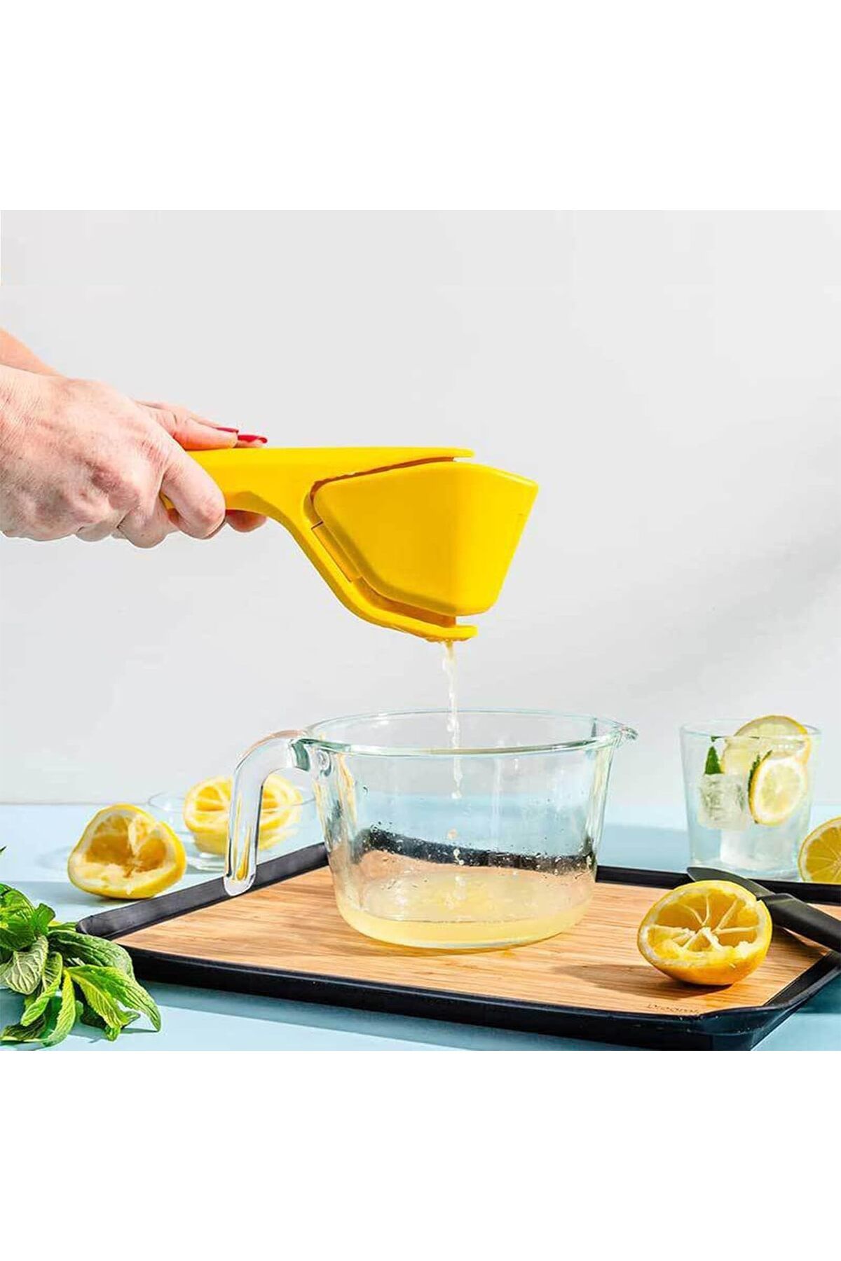 COOYA-Lemon Squeezer, Easy Manual Lemon Fluicer That Folds Flat Space-Saving for Extracting the Most Juice 6
