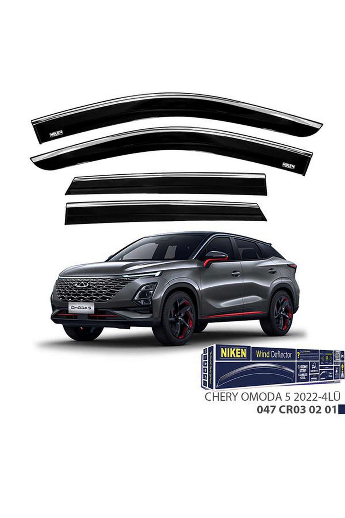 Universsal KROMLU CAM RÜZGARLIĞI CHERY OMODA 5 2022- 4LÜ 1491255706