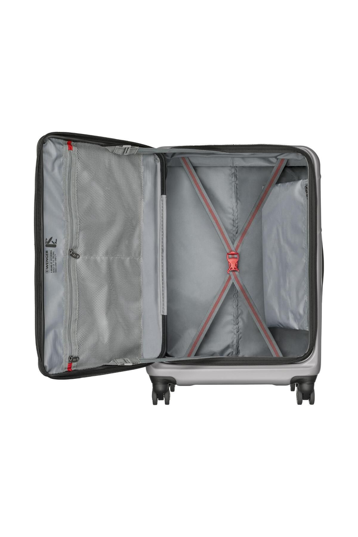 Wenger-Amplix 69cm Hardcase Expadable Trolley Silver 2
