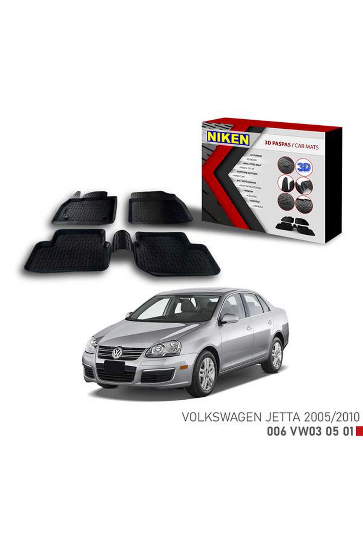 Universsal 3D PASPAS VW JETTA 2005-2010 DRSTR