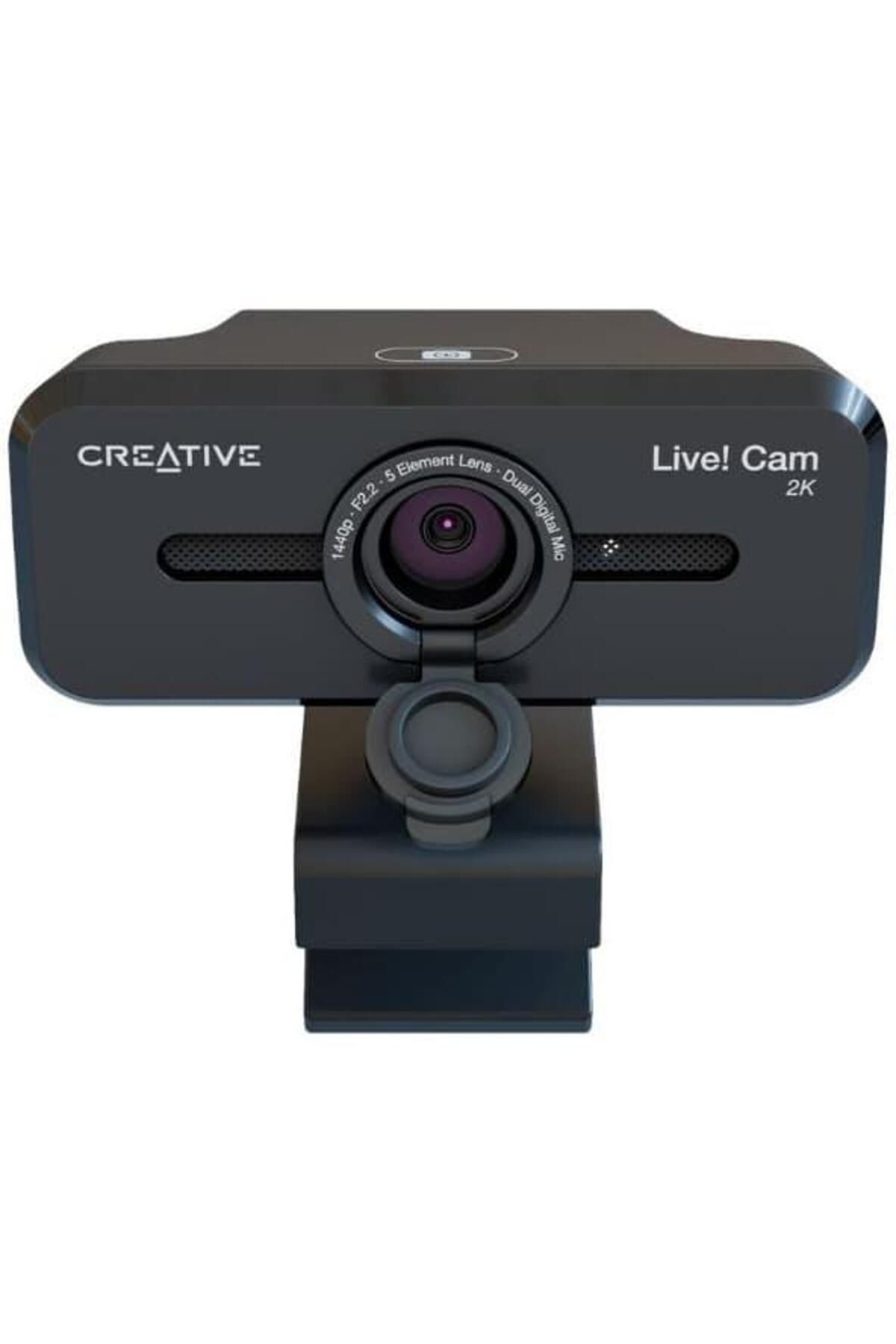 CREATIVE-Camera web CREATIVE LIVE! CAM SYNC V3 2K QHD, Zoom Digital 4X, filmare la 95, 2 microfoane 1