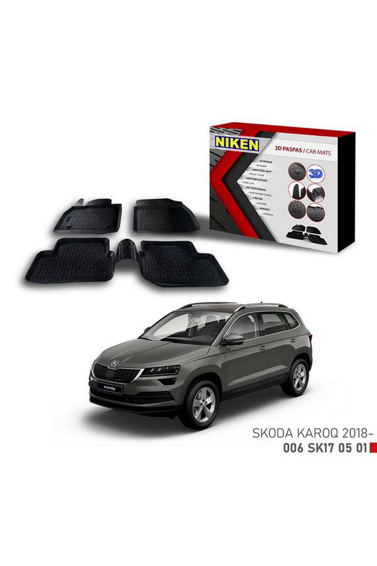 Universsal 3D PASPAS SKODA KAROQ 2018- DRSTR