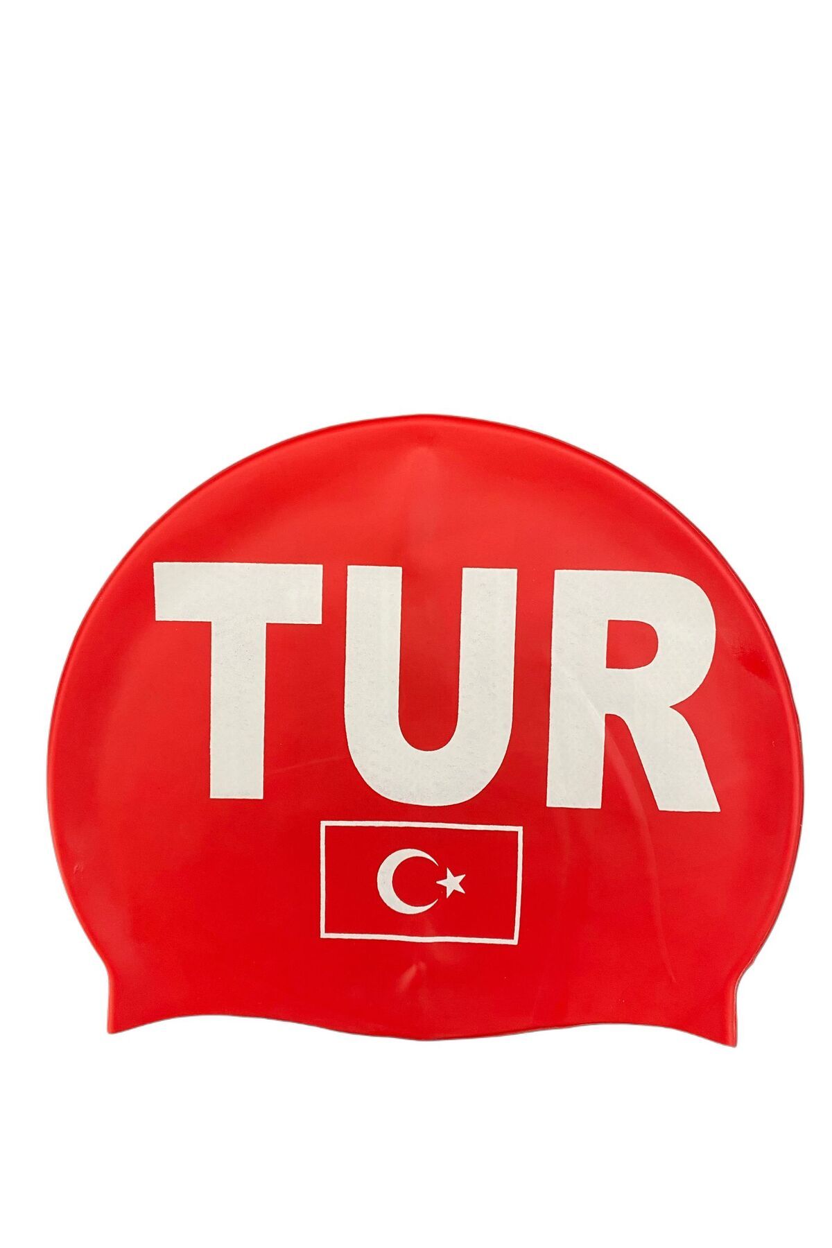 SWİMSTORE Milli Takım Türkiye Bonesi Kırmızı Slikon Yüzücü Ve Deniz Bonesi