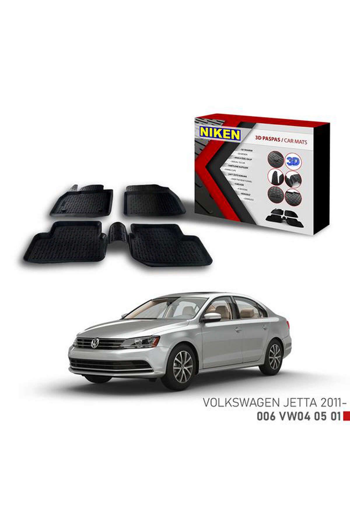 Universsal 3D PASPAS VW JETTA 2011- DRSTR
