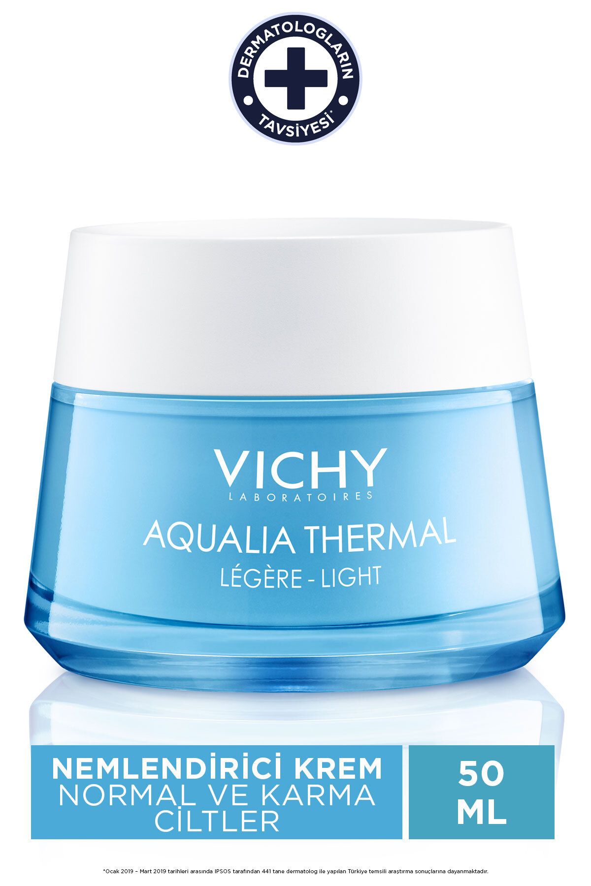 Vichy کرم مرطوب کننده و تقویت کننده آبیالیا ترمال برای پوست معمولی / مختلط 50 میلی لیتر
