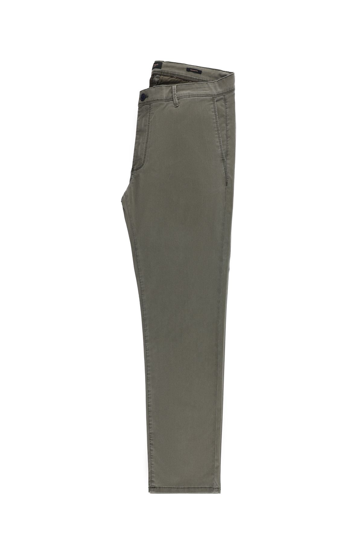 Kiğılı Relax Fit Rahat Kesim Likralı Kanvas / Chino Pantolon