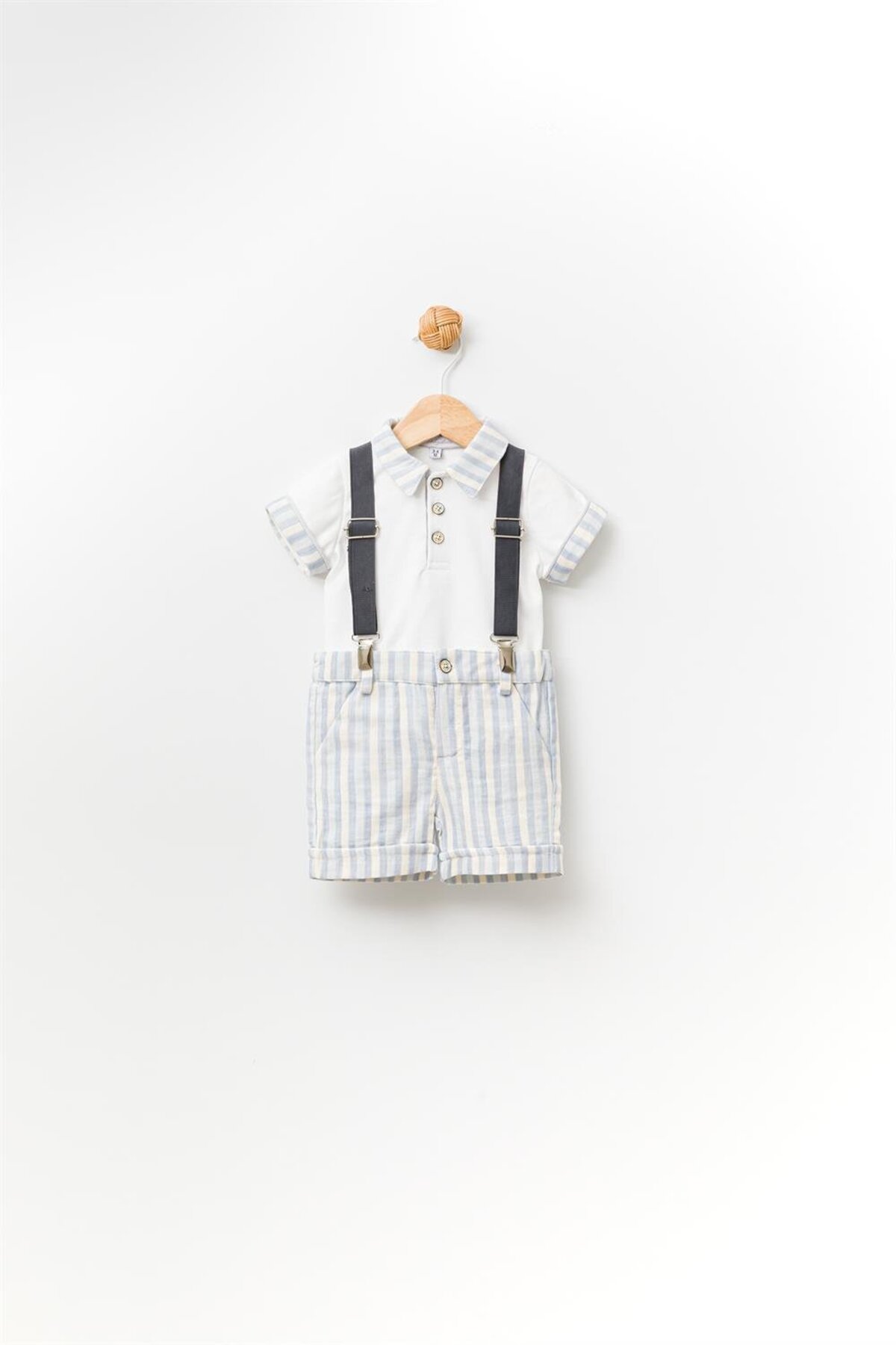 Babydola Baby Boy Shorts Set - Gray 13764