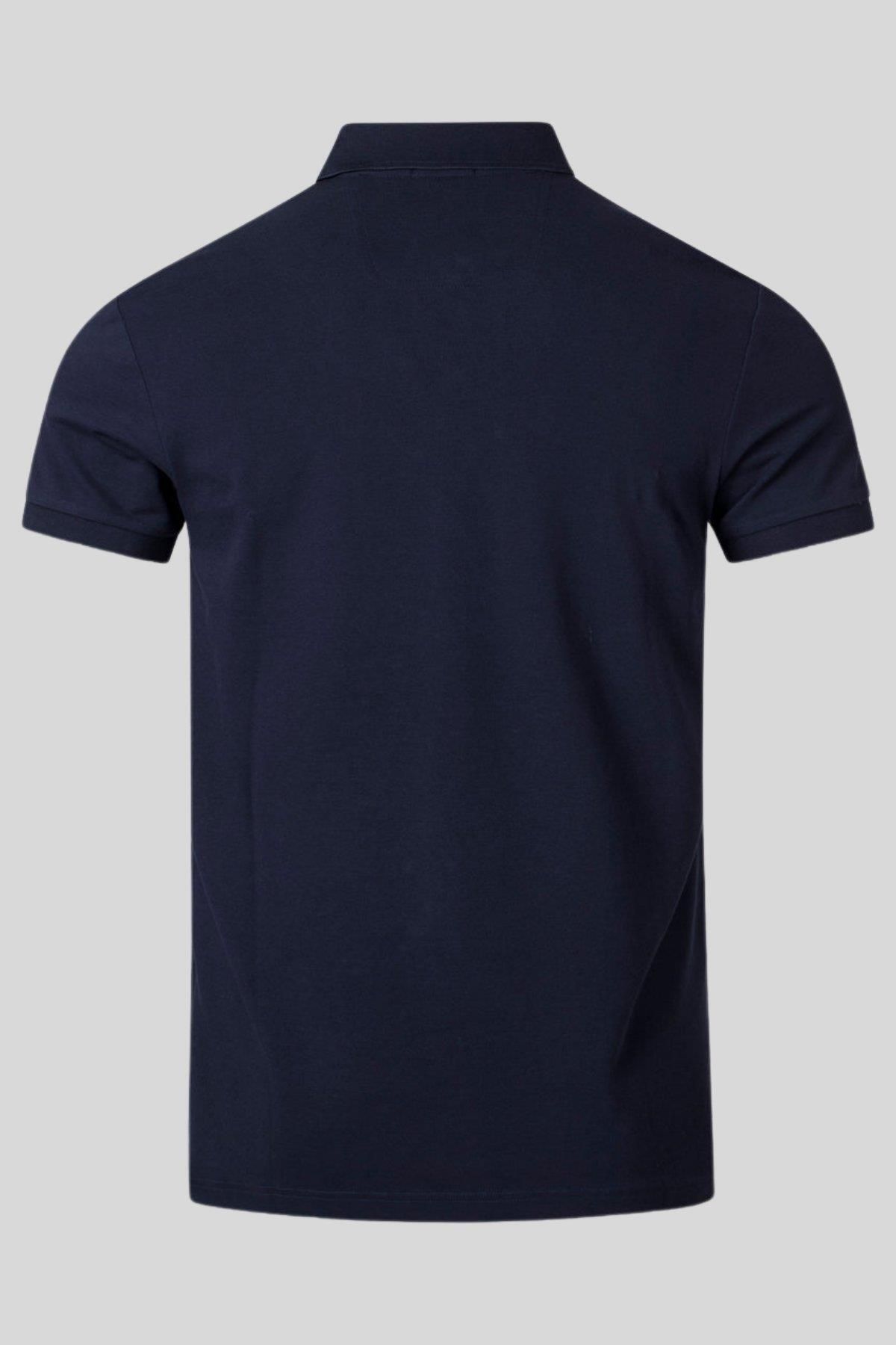 تی شرت یقه پولو مردانه تخم مرغ های مارک دار برش باریک چاشنی T SHIRT BOSS