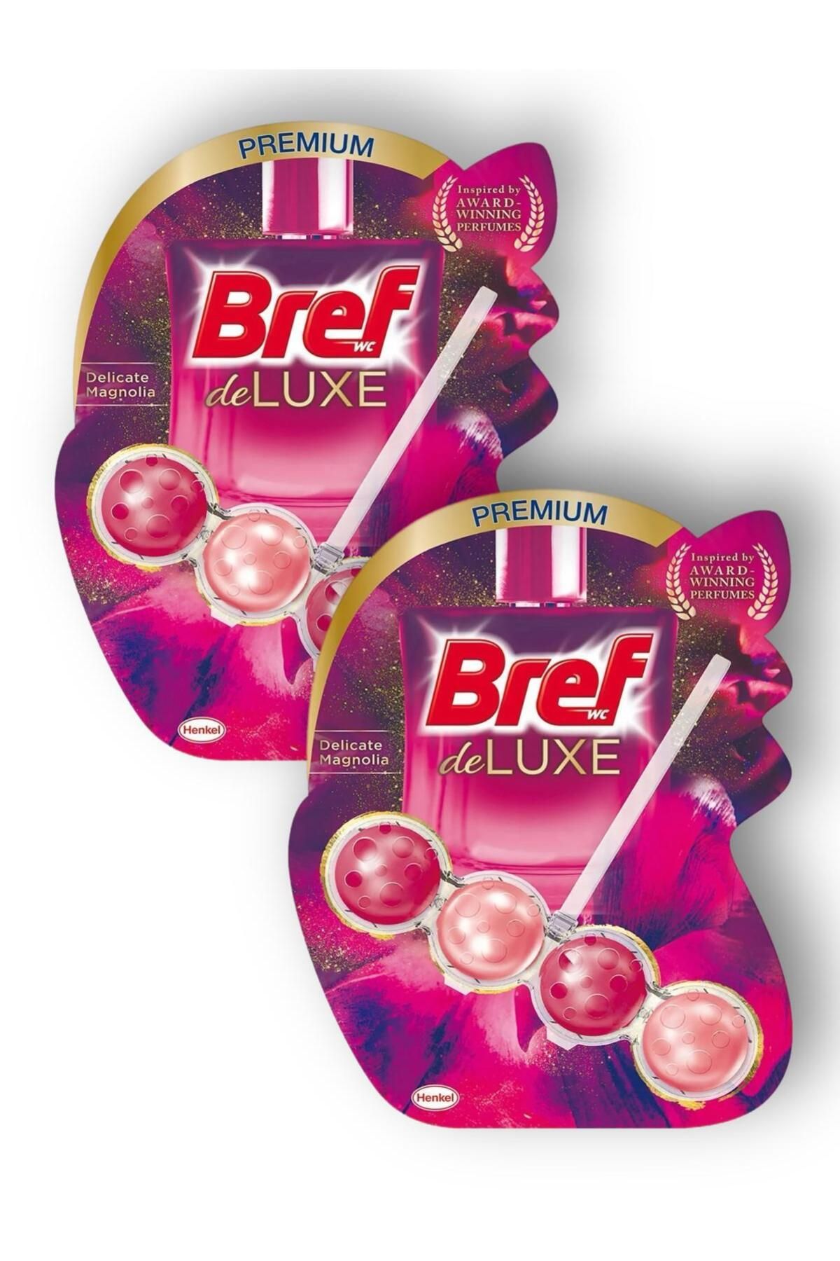 Bref Deluxe Katı Tuvalet Bloğu 2 Adet Manolya Tekli (2'Lİ SET)