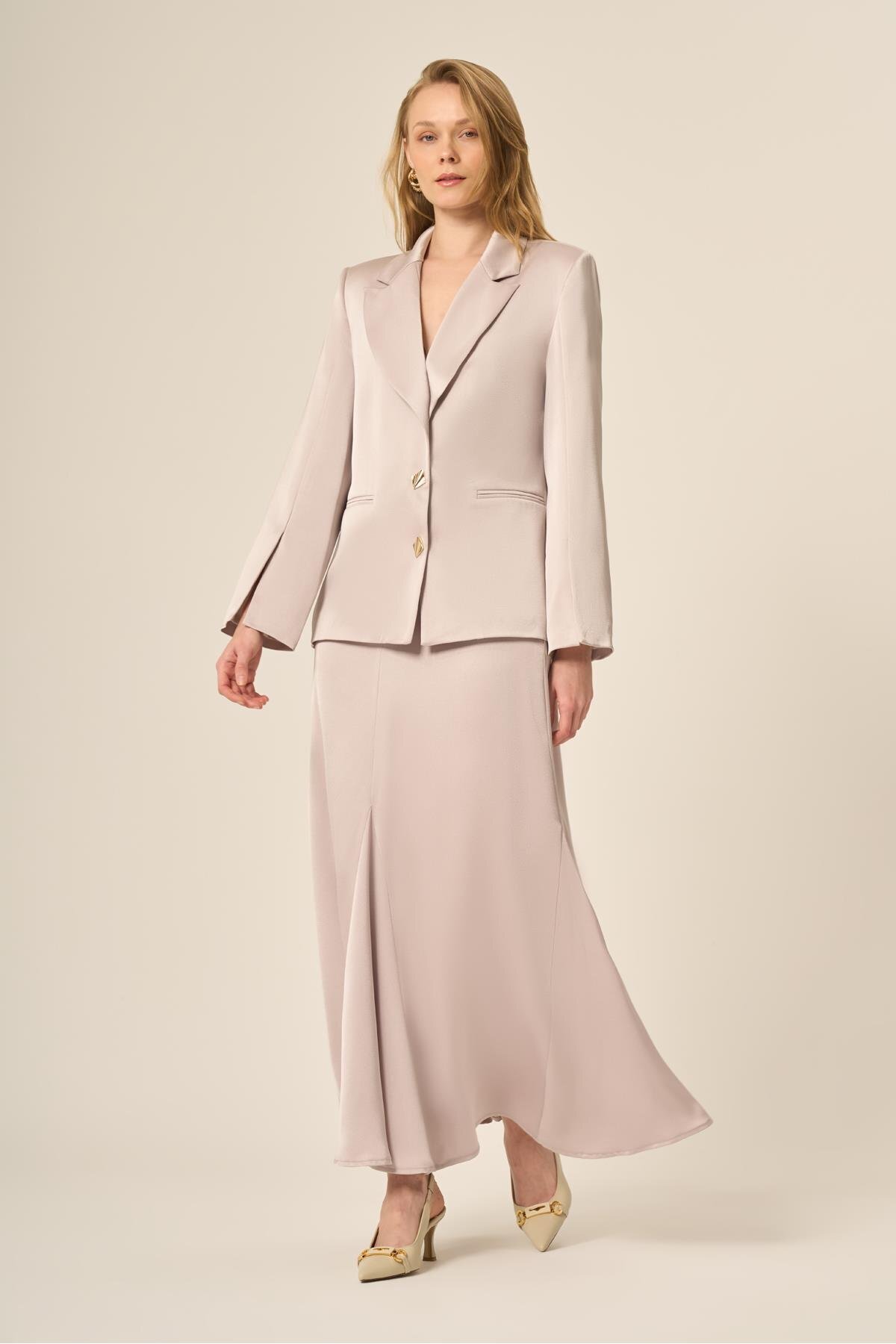 FTZ WOMEN-Women's Skirt Suit Stone 31083 1
