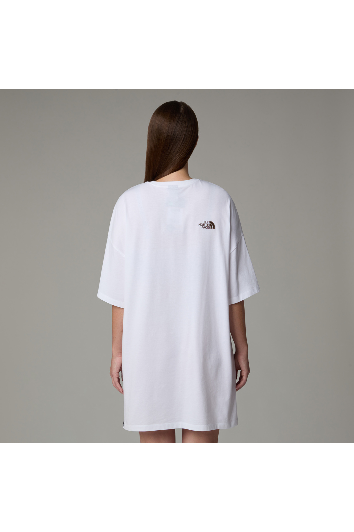 THE NORTH FACE-Tricou alb pentru rochie Essential Tee de mărime mare 3