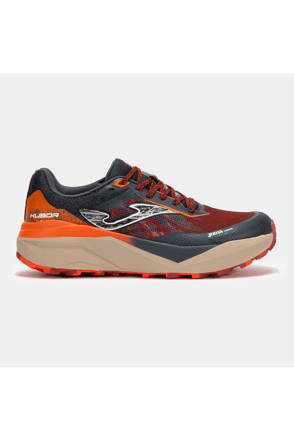 Joma Kubor Men 2506 Erkek Spor Yürüyüş Koşu Ayakkabısı Gri/Kırmızı