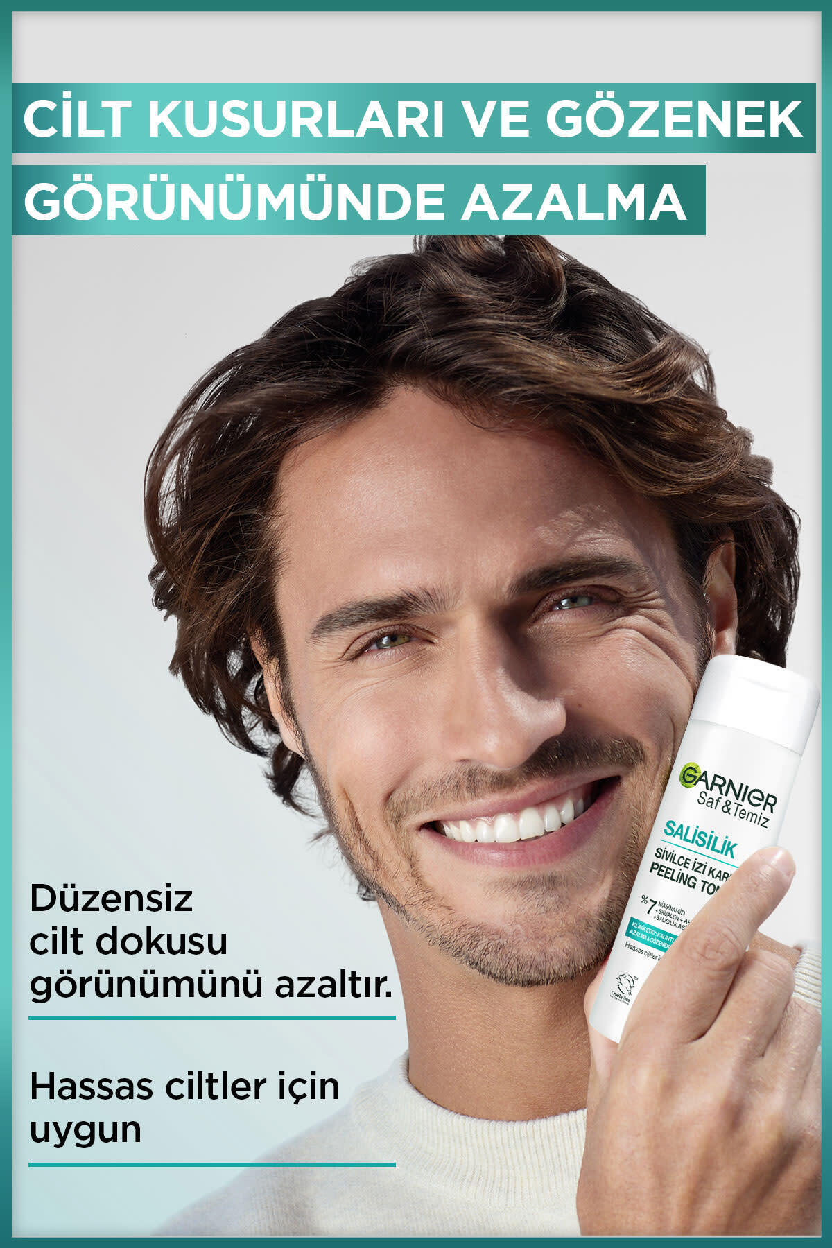 Salisilik İzi Karşıtı Gözenek Sıkılaştırıcı Peeling Tonik (Salisilik&Niasinamid&Skualen&AHA) — 3600542628600 — تصویر 6 از 8