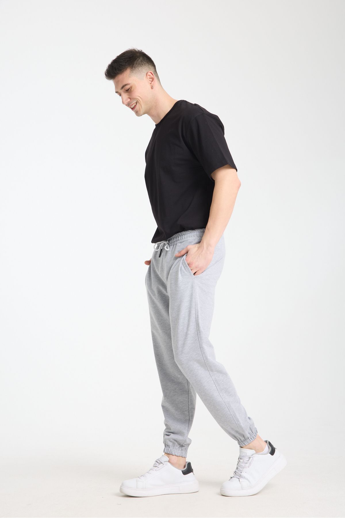 KAPHONE Pantaloni De Trening Pentru Bărbați Cu Manșete Elastice Masculin - S