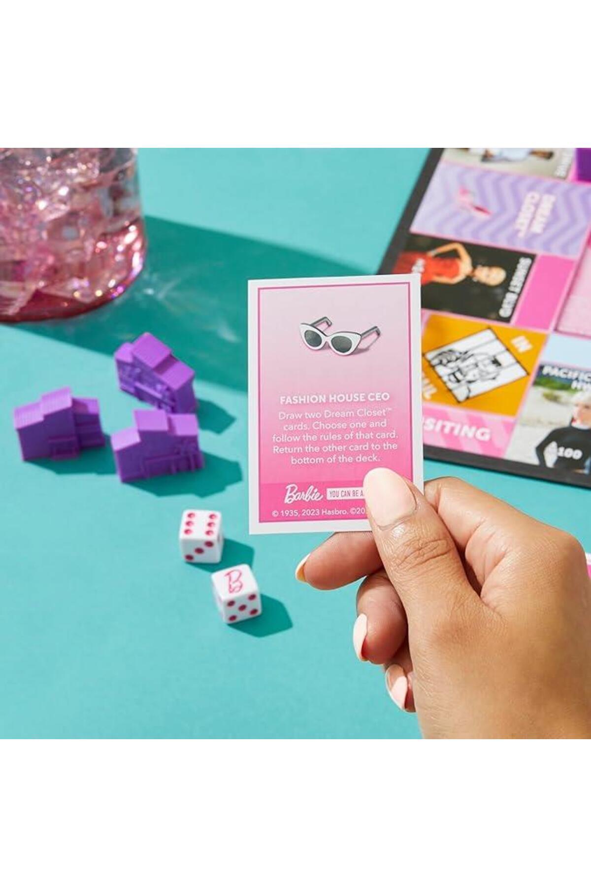 Monopoly Barbie Edition Kutu Oyunu fotoğrafı 4 (önizleme)