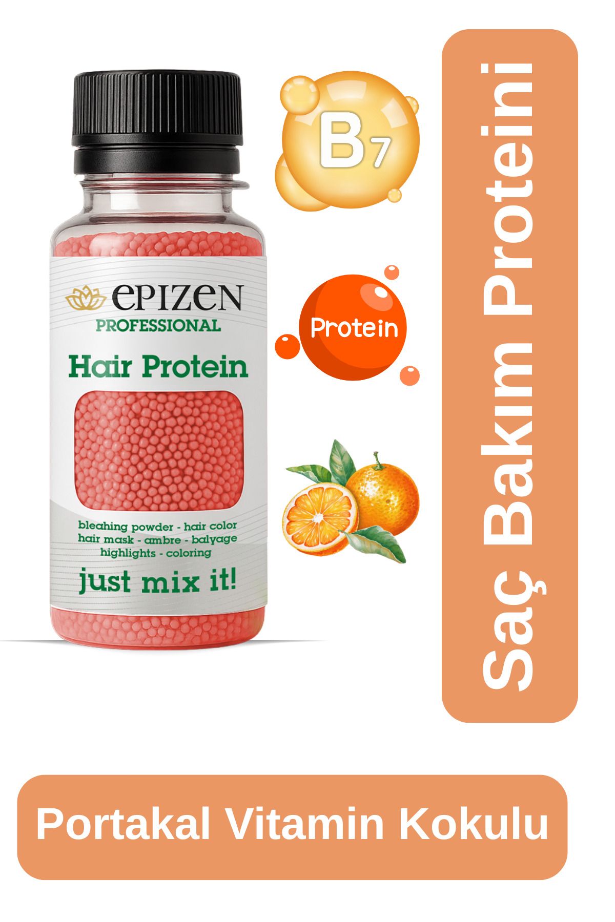 EPİZEN Saç Bakım Proteini Dökülme ve Yıpranmalara Karşı Onarıcı, Keratin Destekli Prof. Saç Bakım Ürünü