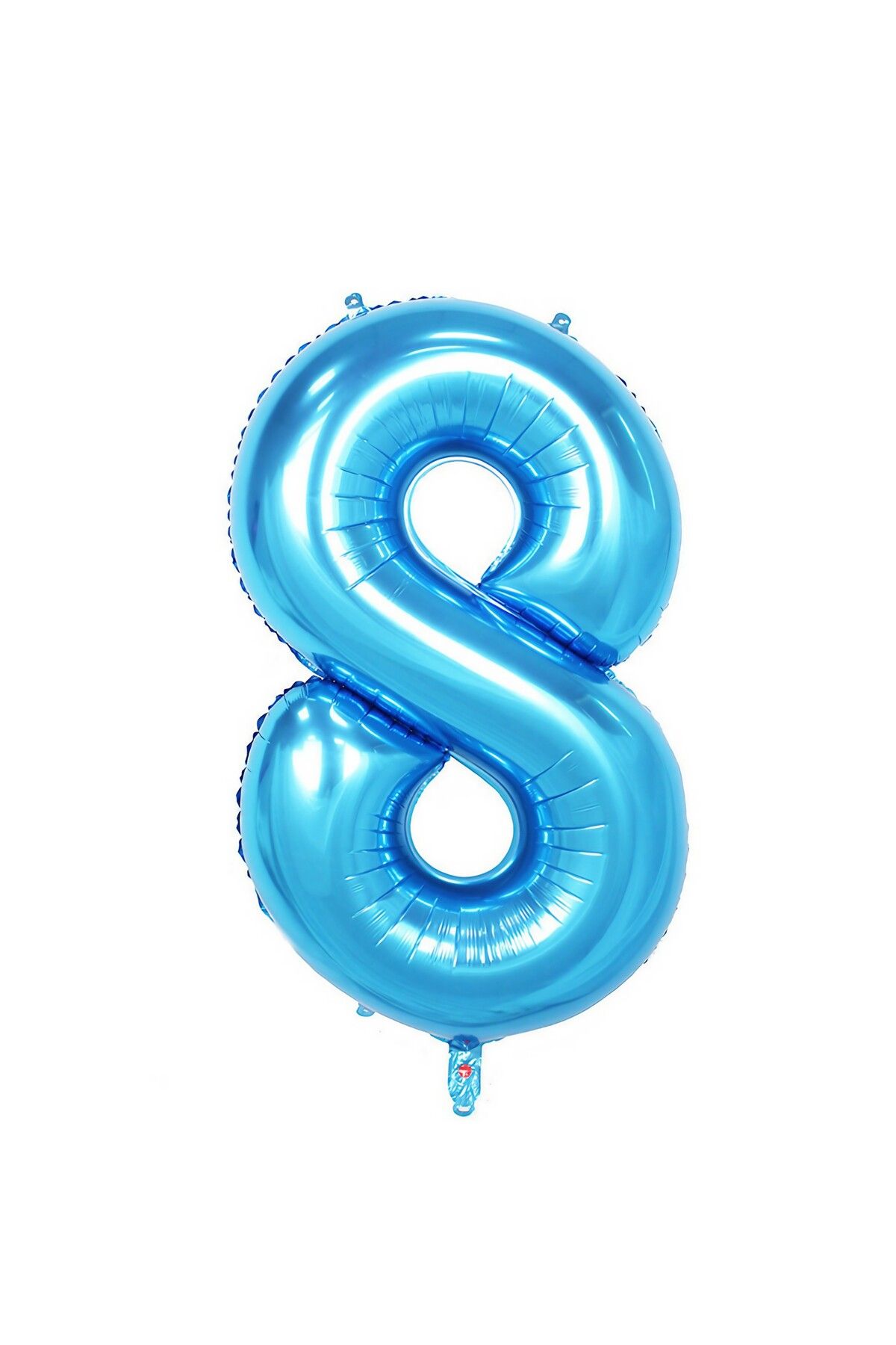 OEM Balon Din Folie Cifra 8, 81 Cm, Pentru Aer Sau Heliu, Bulk, Albastru Unisex - 10