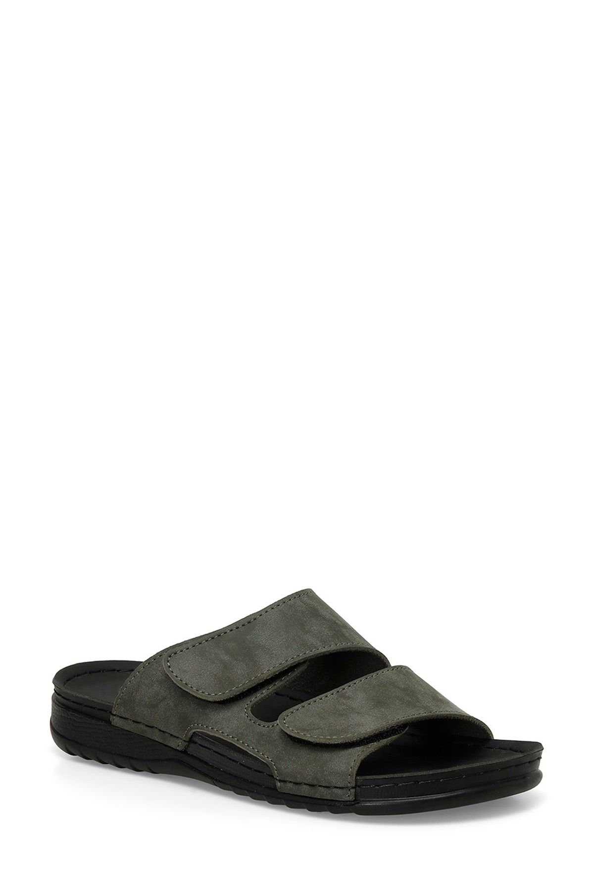 Polaris-Férfi papucs 400501 .m4fx - Khaki 2