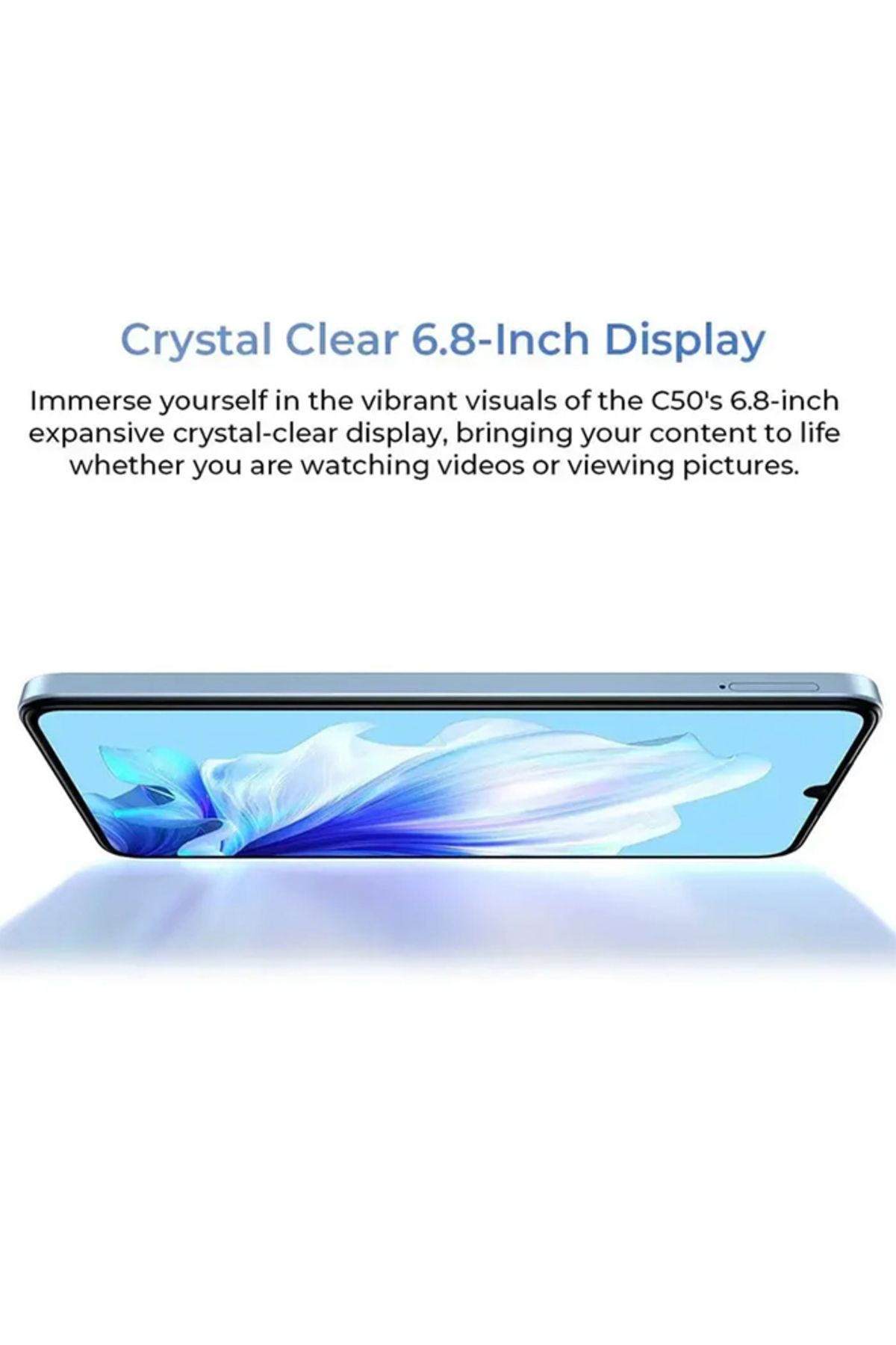 oukitel-C50 Dual SIM Blue 8+16GB RAM 128GB 5G - Middle East Version 6