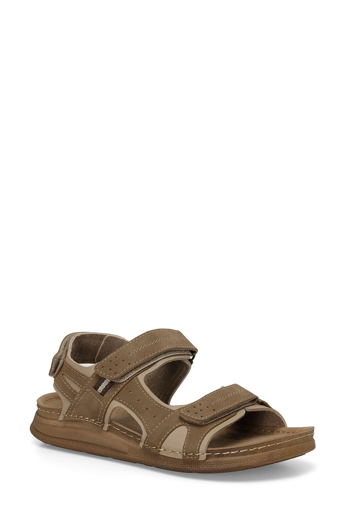 Polaris-406159 .M4FX Nerzfarbene Herrensandalen 2