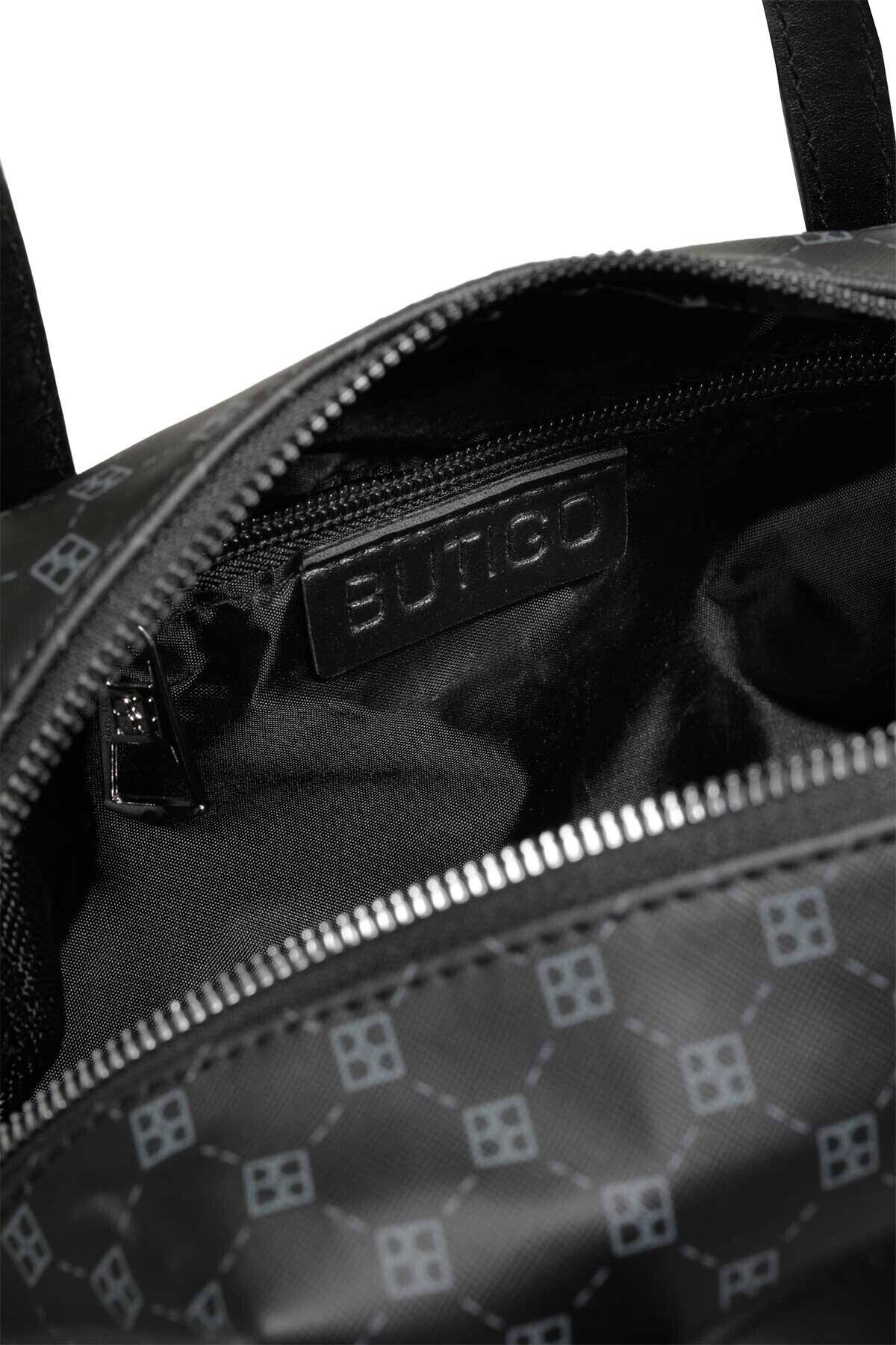 Butigo-MNG MINI ROLL EL 3PR - Schwarze Damenhandtasche 4