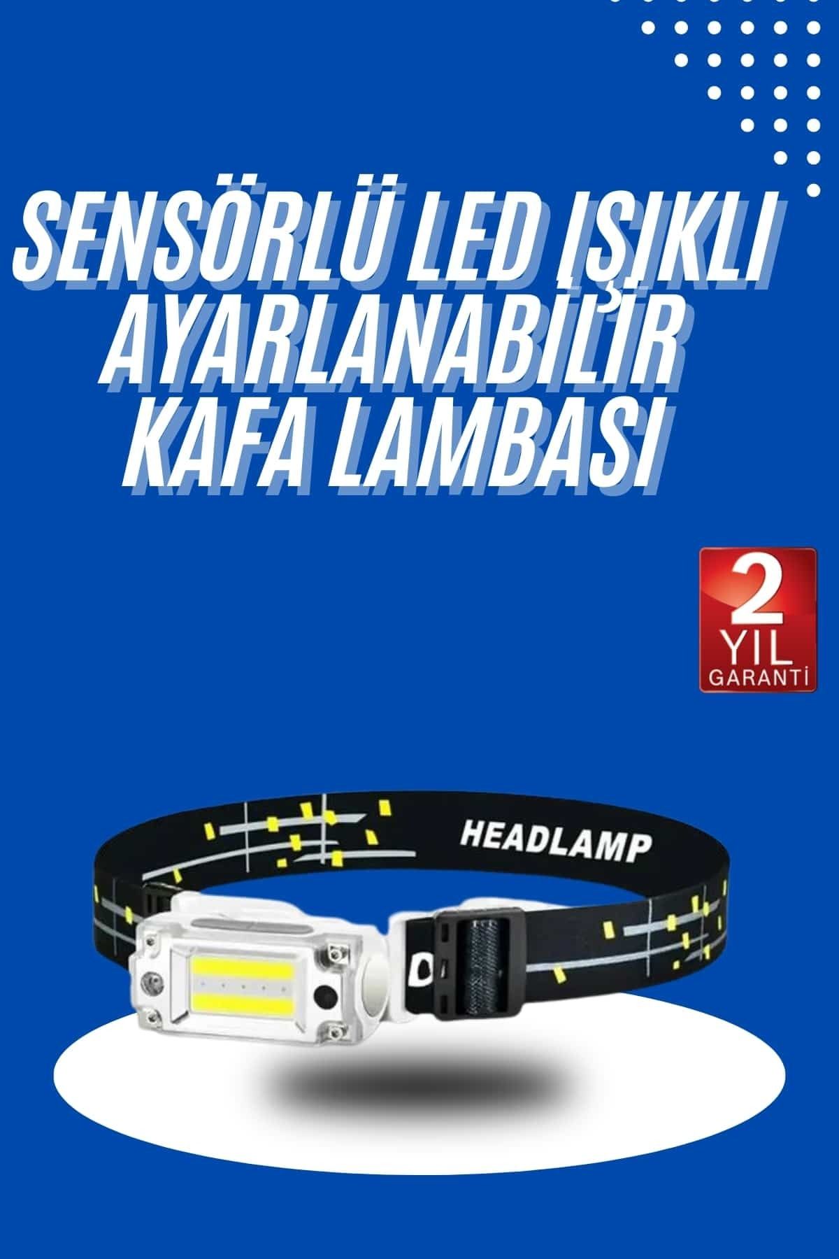 ASTRALTECH Kafa Lambası, Su Geçirmez Kafa Feneri 3 Mod Aydınlatma