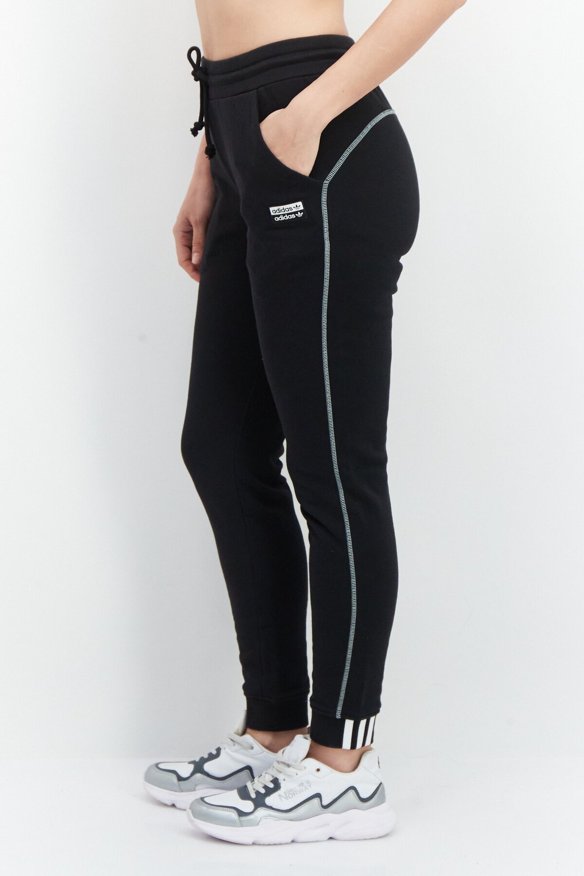 adidas-Women Sportswear Fit Training Sweatpants, Black 3