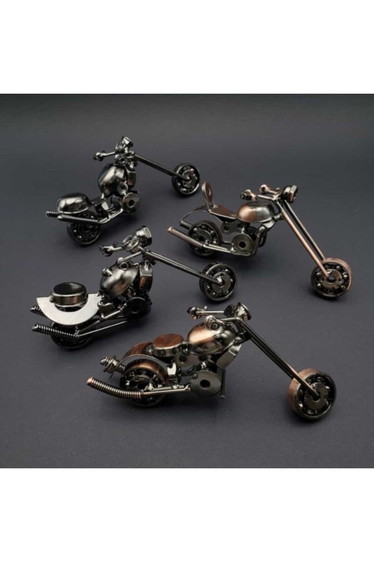 İsmiyle Al El Yapimi Dekoratif Metal Motor