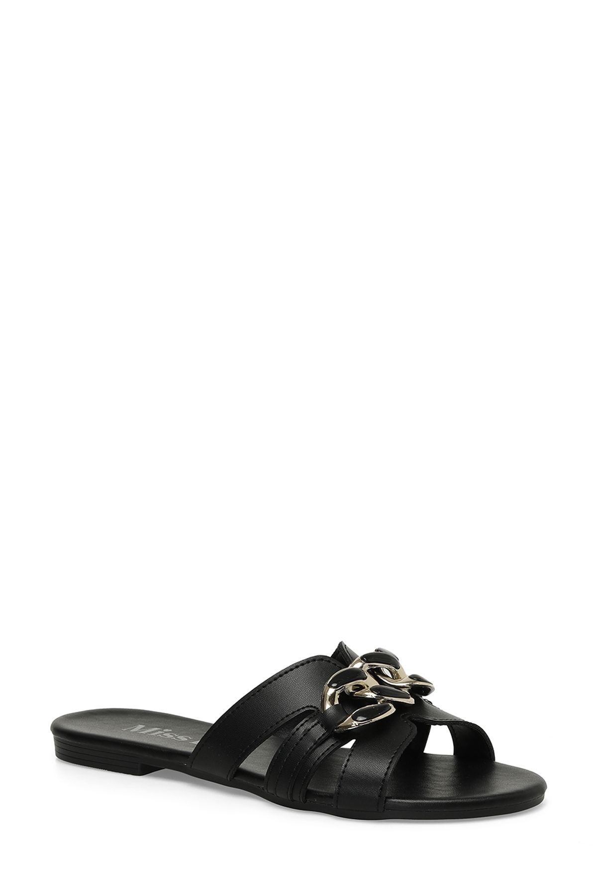Miss F-DS24028 4FX papuci negri pentru femei 2