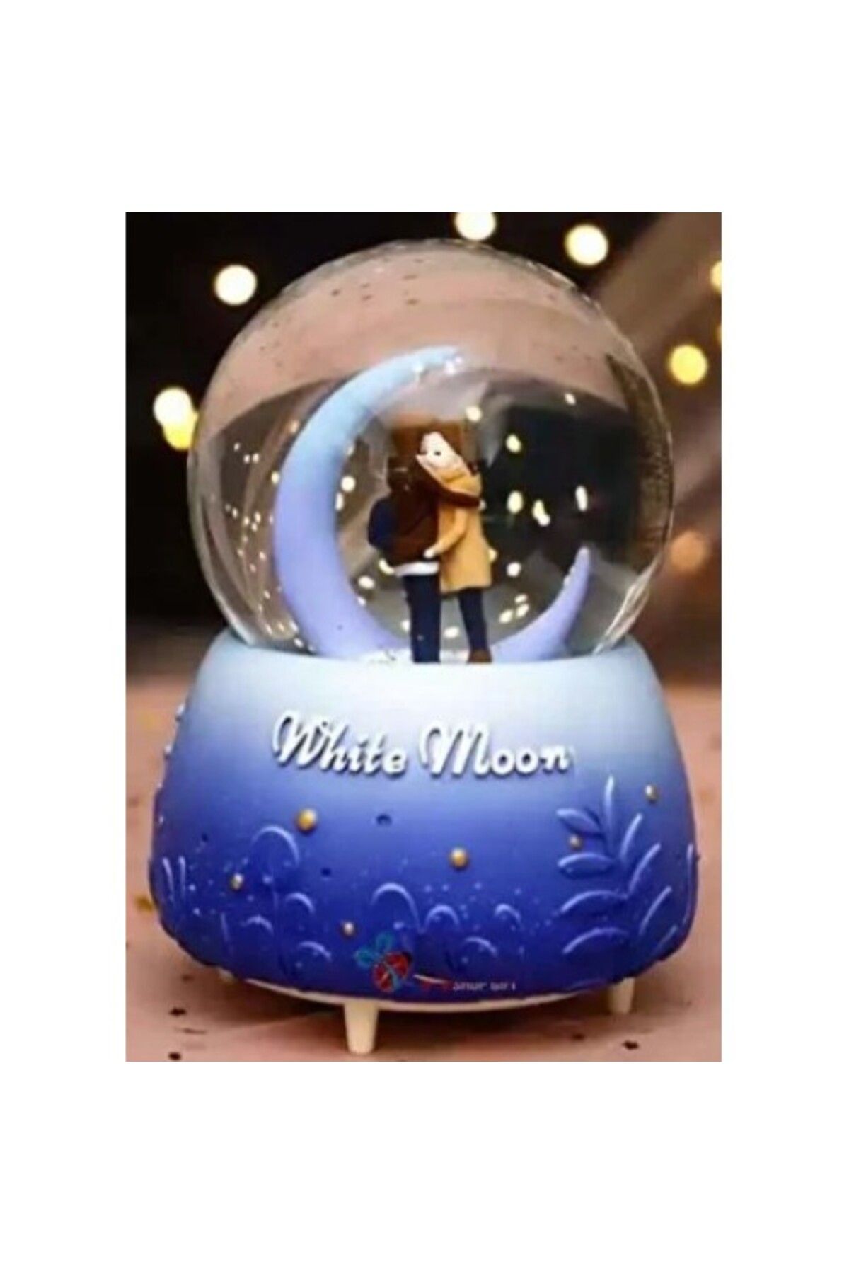 İsmiyle Al White Moon Kar Küresi Orta Boy