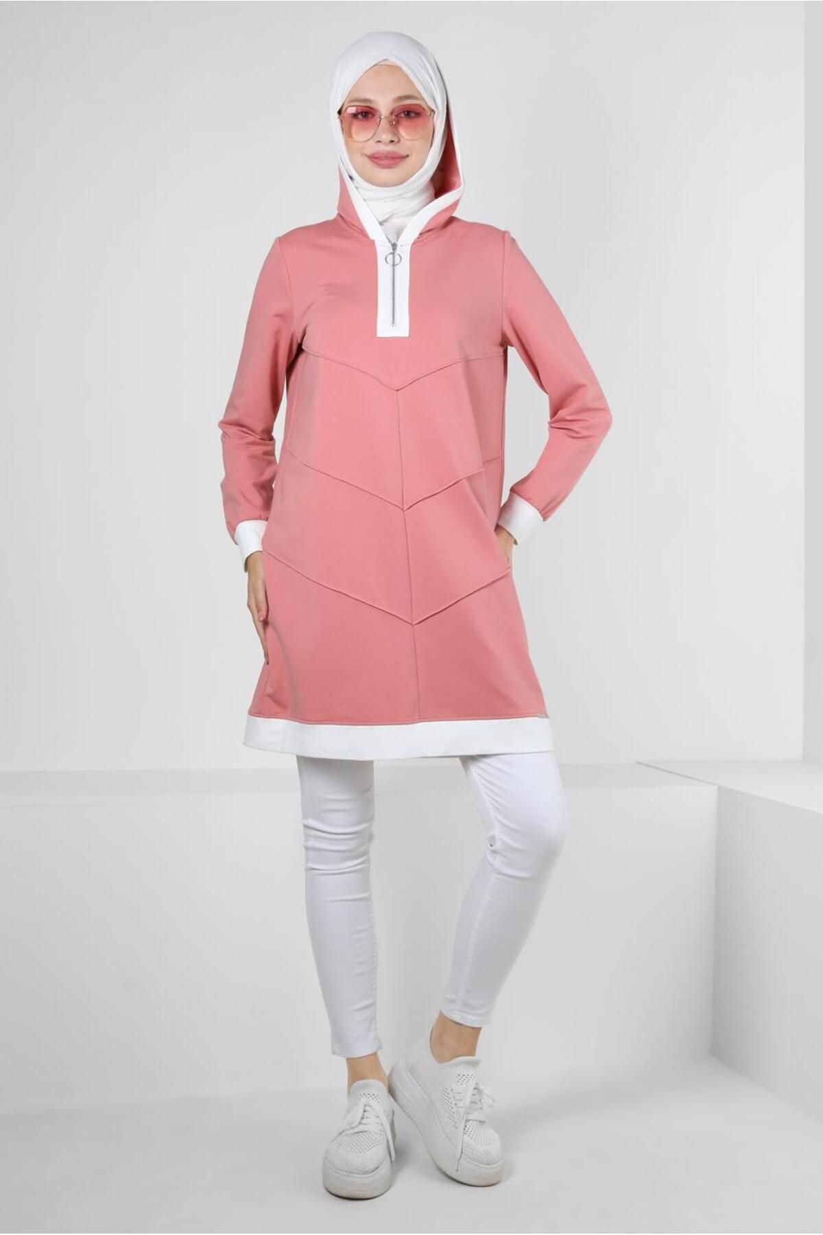 زیپ گیره دار TRACKSUIT TUNIC 43882 Alvina