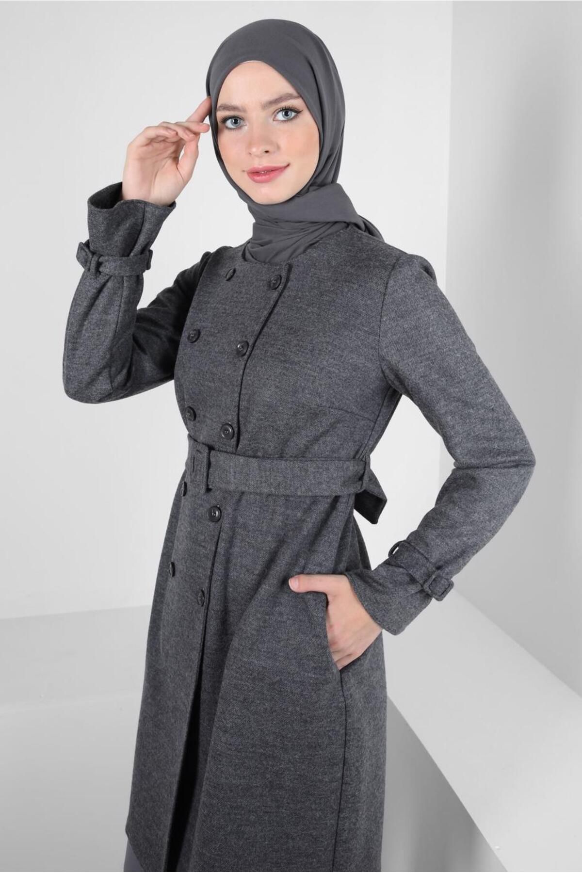 ژاکت کمربندی 44278 Alvina