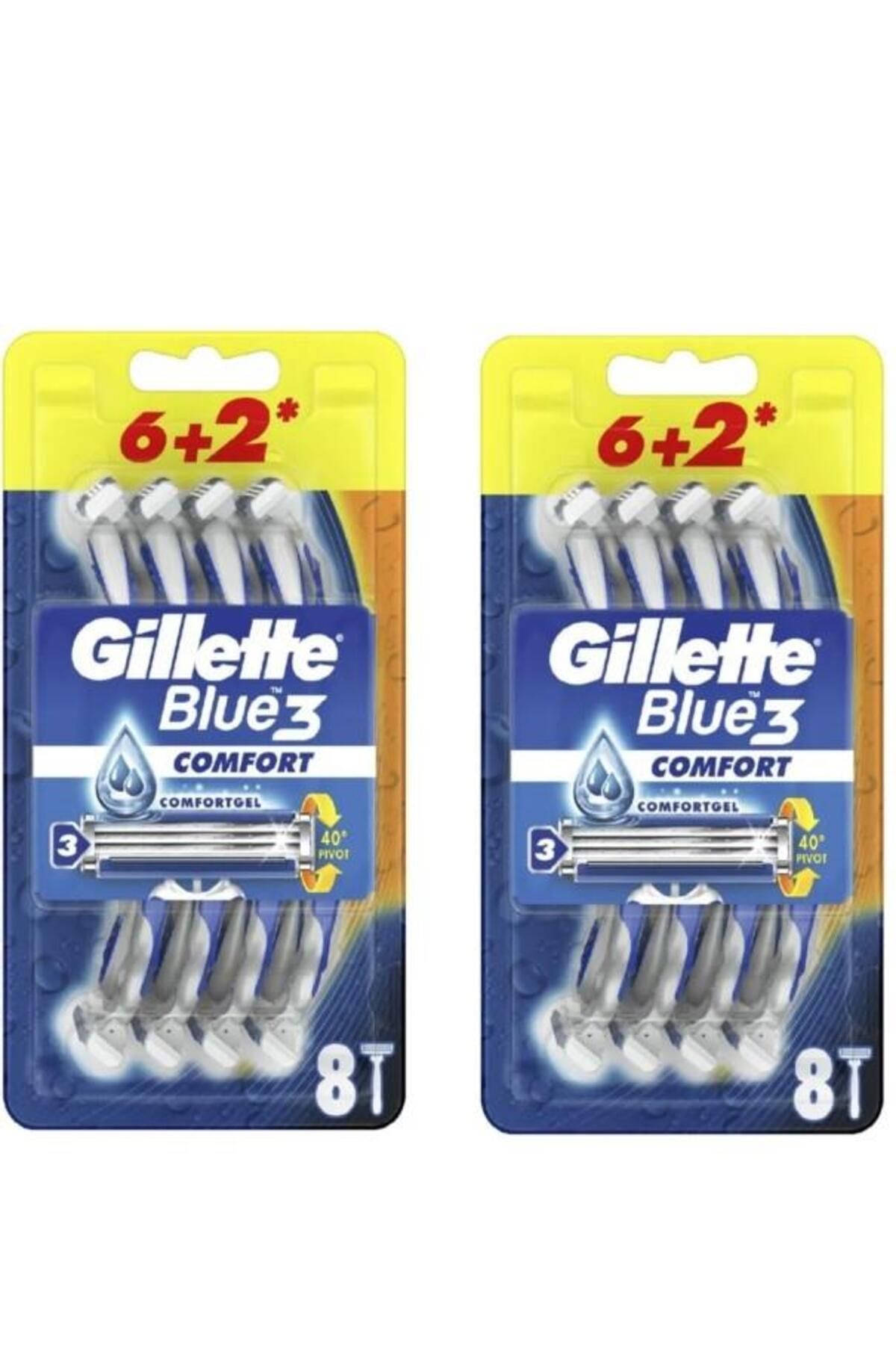 خود تراش ژیلت Blue3 Comfort 2 paket