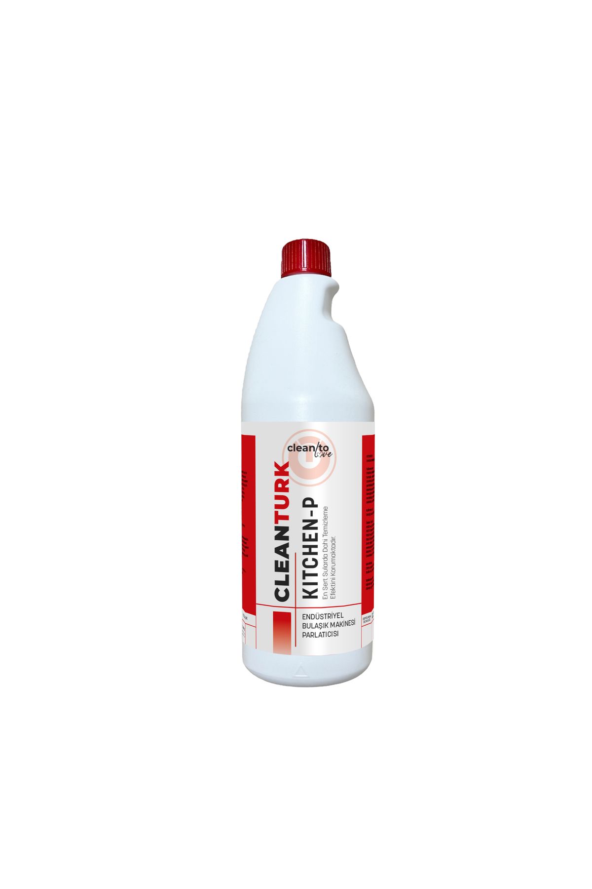 CleanTurk KITCHEN-P Endüstriyel Bulaşık Makinesi Parlatıcısı | Leke Bırakmaz, Hızlı Kurur 1 KG