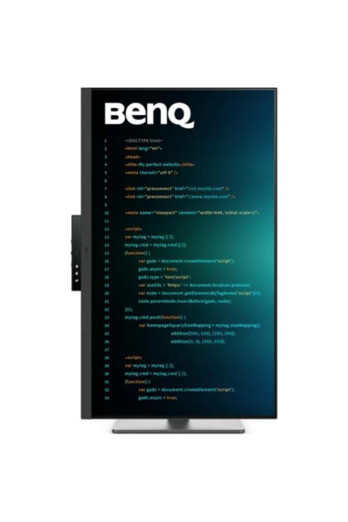 BENQ-Monitor IPS LED BenQ 31.5" RD320U, UHD (3840 x 2160), HDMI, DisplayPort, Boxe, Pivot (Gri) 5
