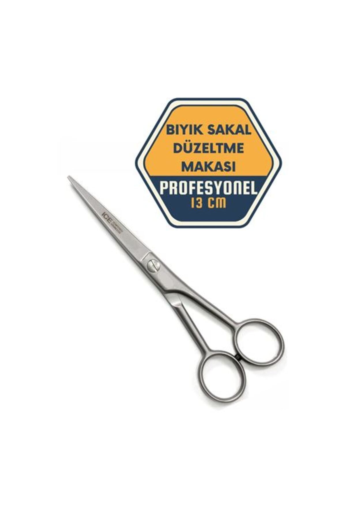 karadağsb Berber Kuaför Kesim Bıyık Sakal Düzeltme Makası 13.5 Cm