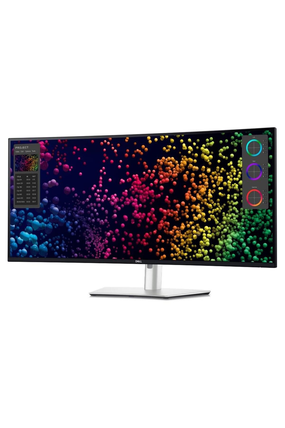 Dell-Monitor IPS LED Dell 39.7" U4025QW, 5120 x 2160, HDMI, DisplayPort, Ecran curbat, Boxe (Argintiu) 3