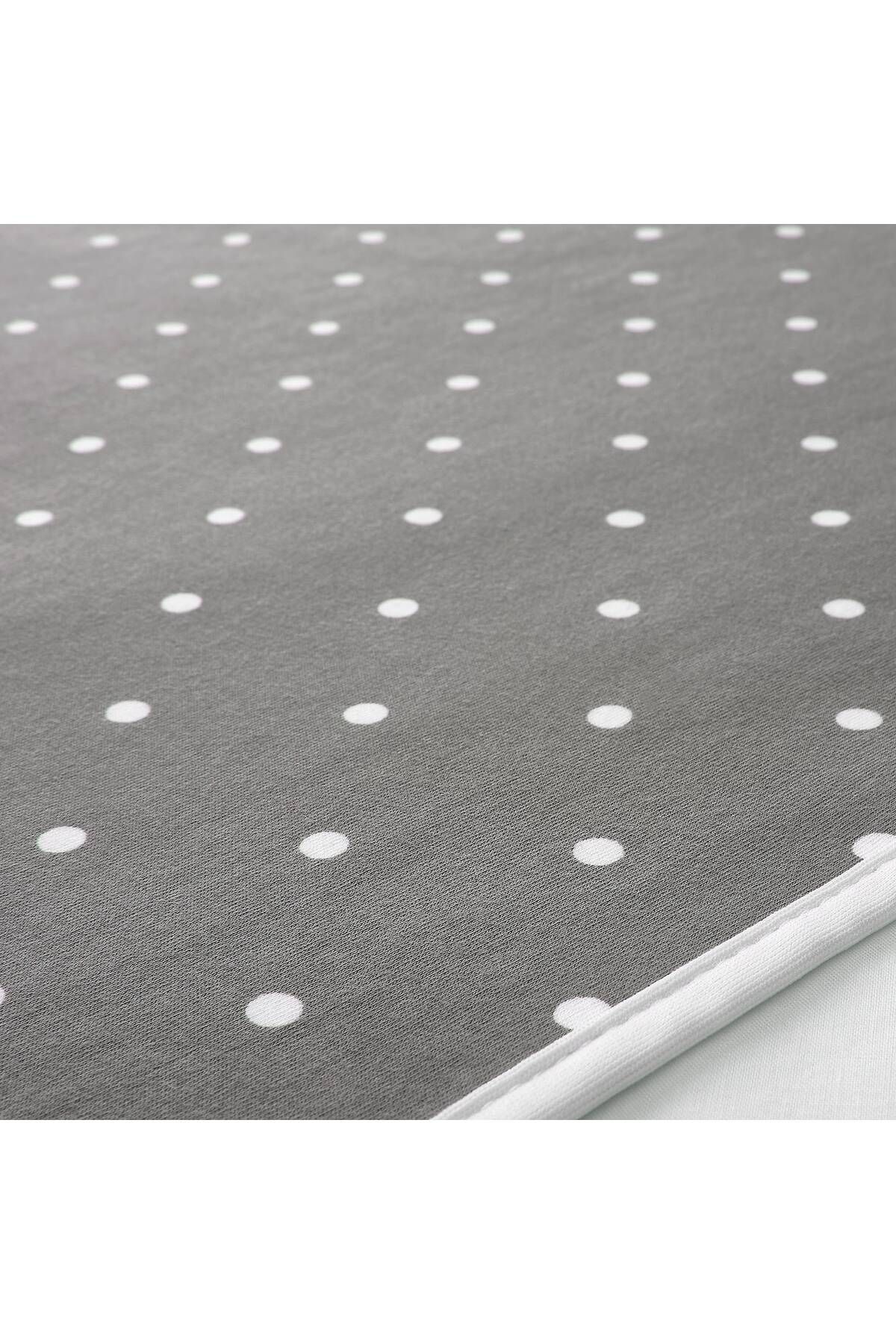 IKEA-LEN Babycare mat, dotted/grey, 90 x 70 cm 4