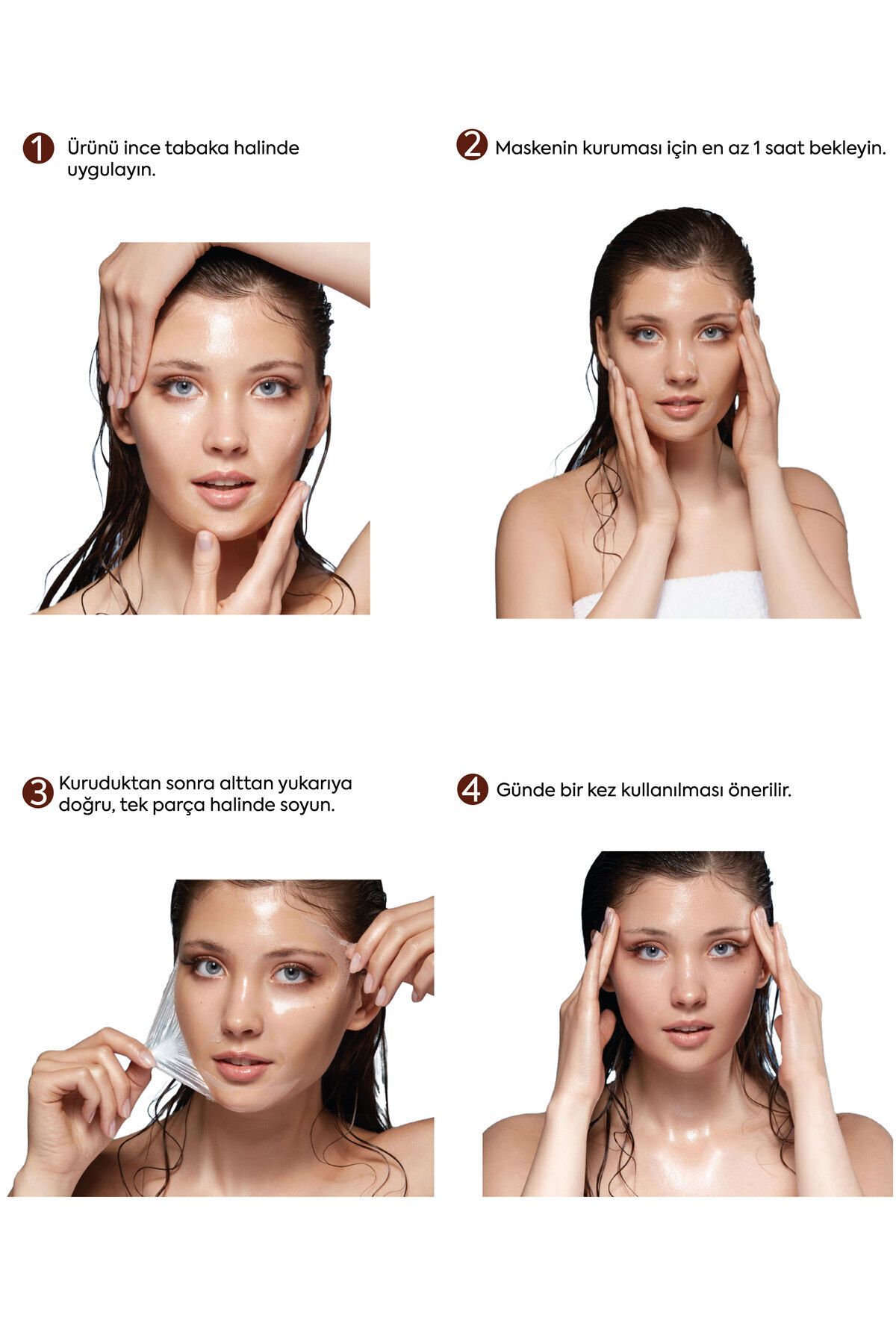 ماسک صورت پوست شیشه ای کلاژن قابل NIACINAMIDE و سرامید NP THE FINE ORGANICS