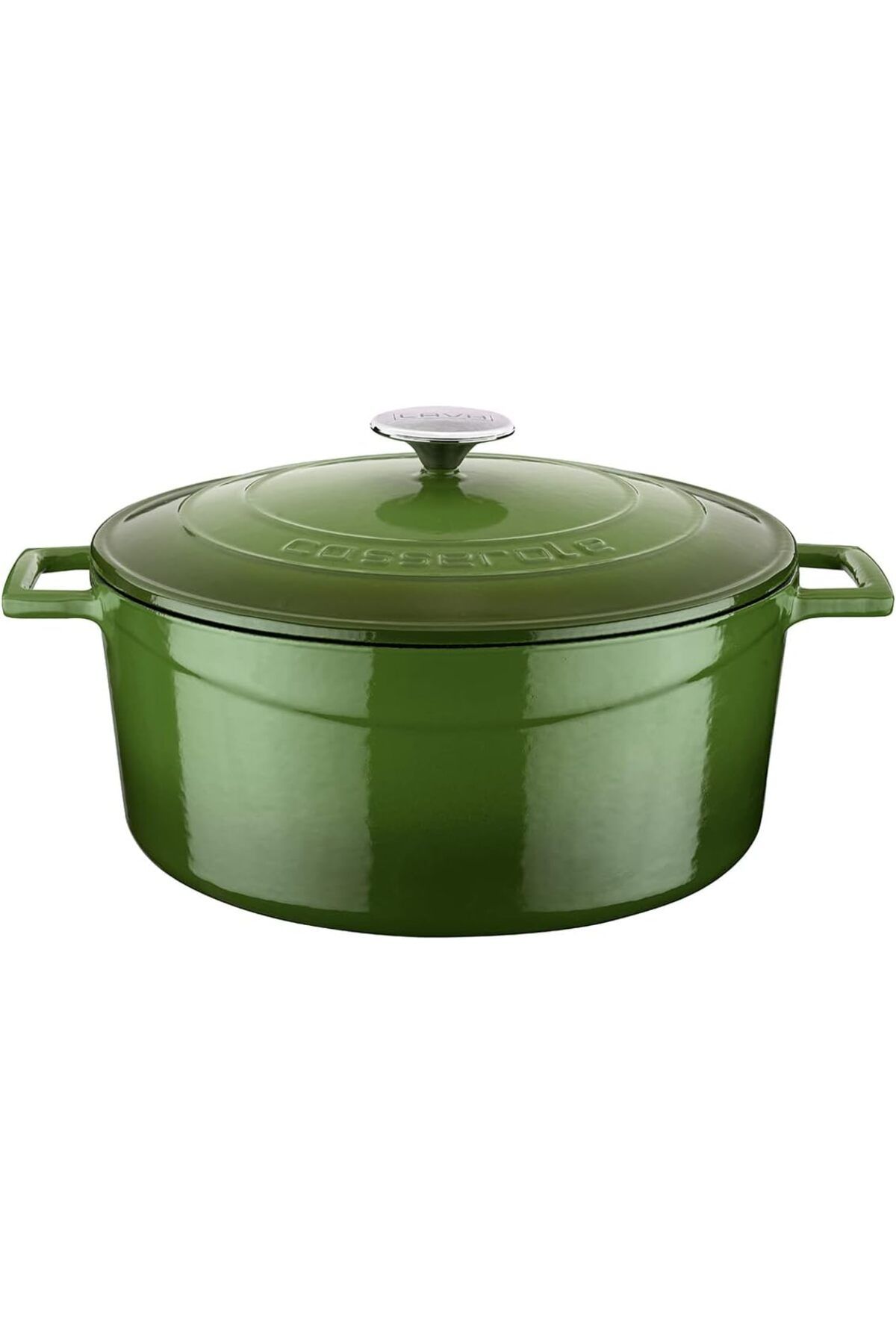 KDROĞLU plamystical Metal Döküm Yuvarlak Tencere, 28 Cm, Yeşil newing 1139529