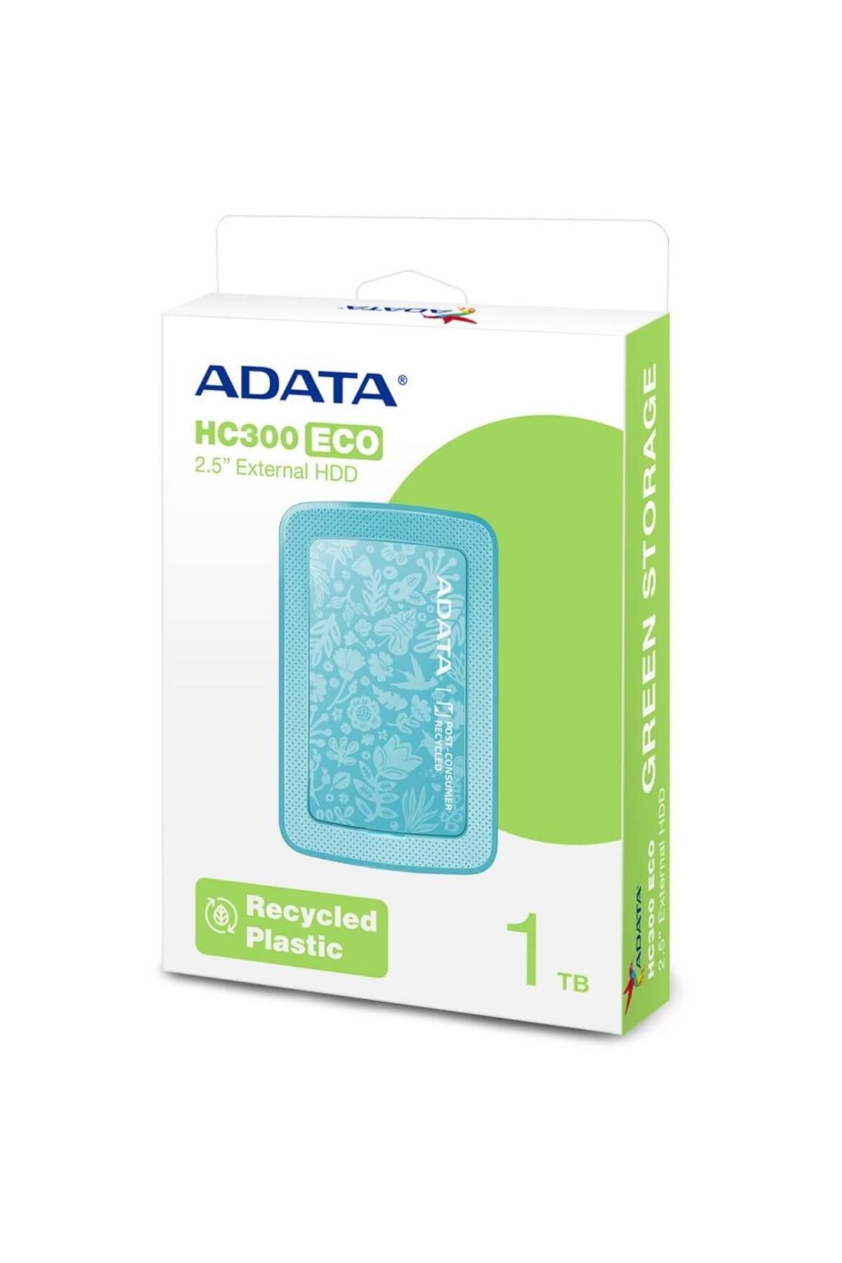 Adata-HDD extern ADATA HC300 ECO 1TB, senzor de șoc, 2.5", USB 3.2, subțire, ecologic (verde) 8