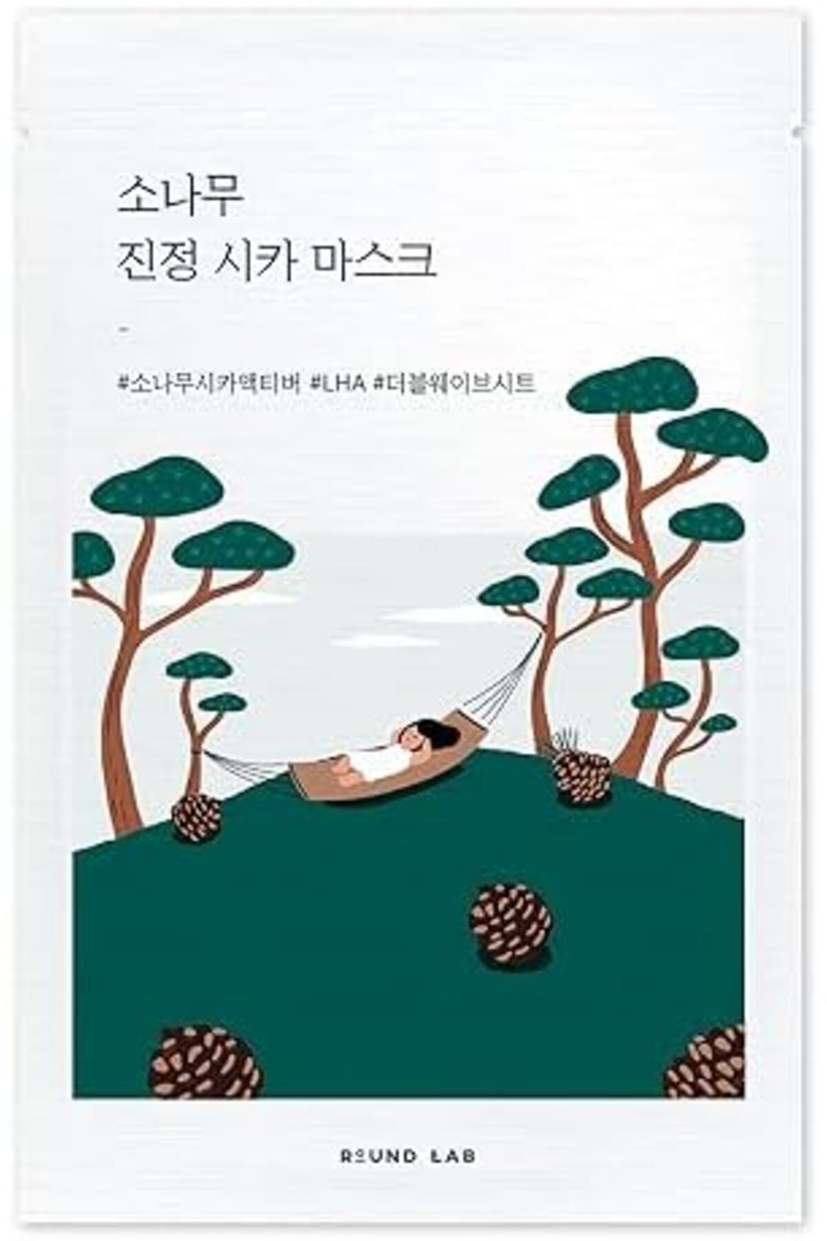 Round Lab-ROUND LAB Pine Calming Cica Sheet Mask (10ea) 2