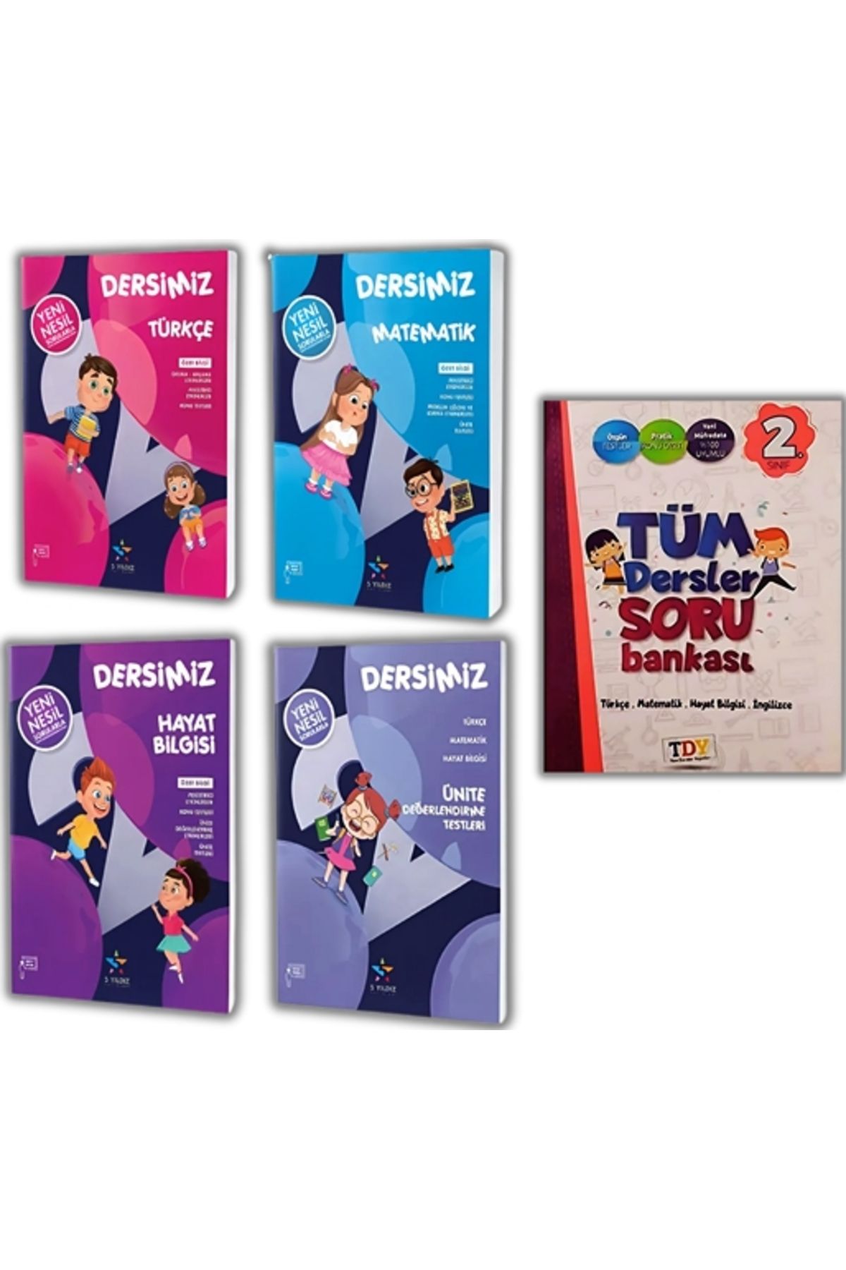 5 yıldız yayınları 2. Sınıf Eğitim Seti (HEDİYELİ) 5 Yıldız Yayınları