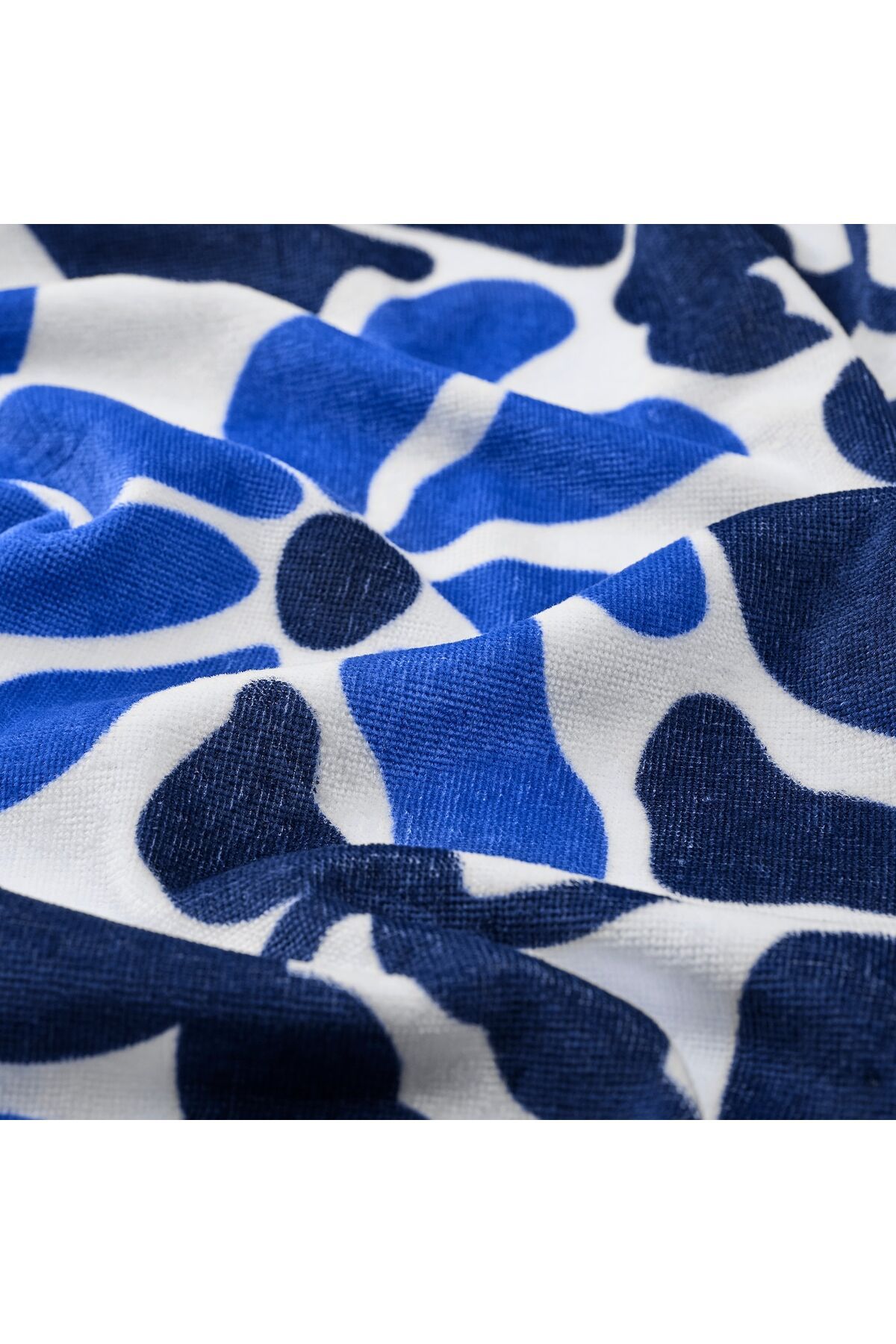 IKEA-GULYXNE Beach Towel, Blue/Floral Pattern, 100 x 180 cm 2